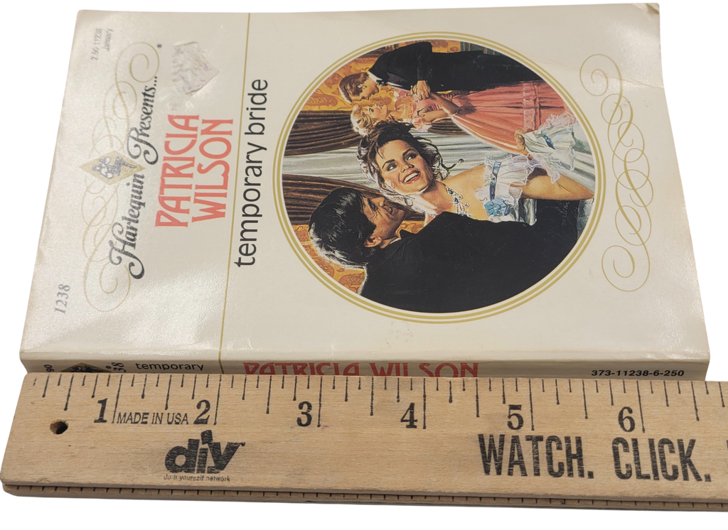 Temporary Bride by Patricia Wilson – Vintage Paperback Harlequin Presents #1238 (1989)