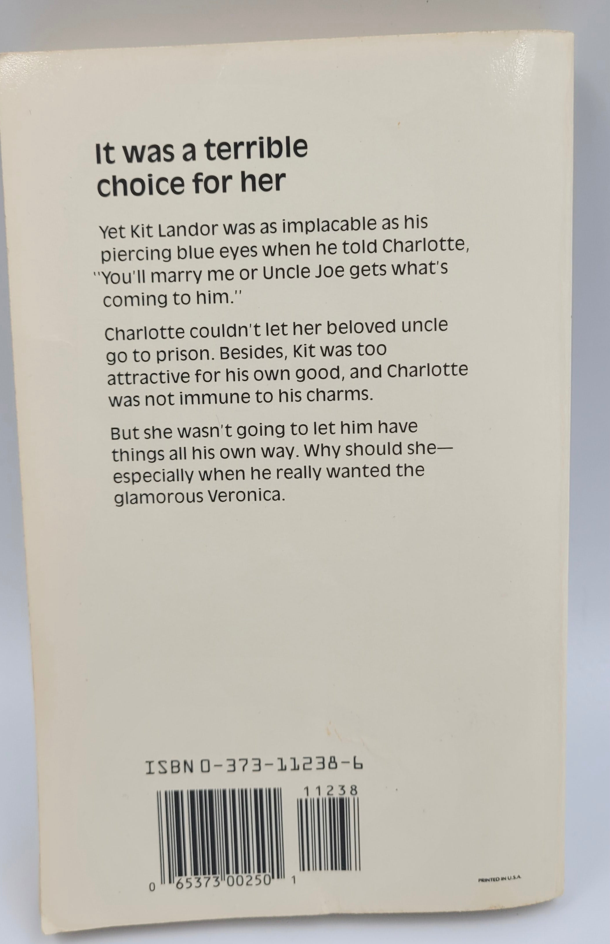 Temporary Bride by Patricia Wilson – Vintage Paperback Harlequin Presents #1238 (1989)