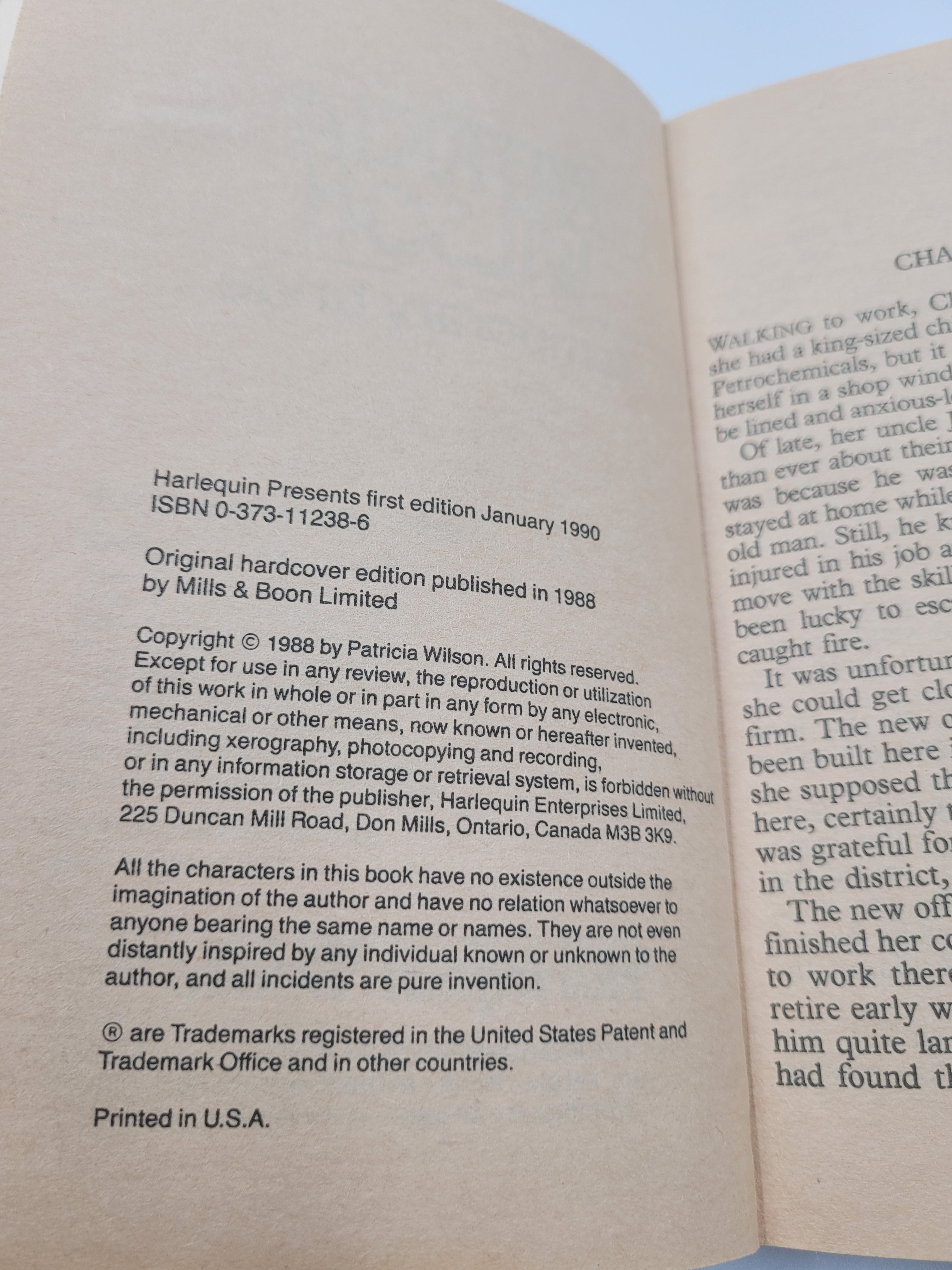 Temporary Bride by Patricia Wilson – Vintage Paperback Harlequin Presents #1238 (1989)