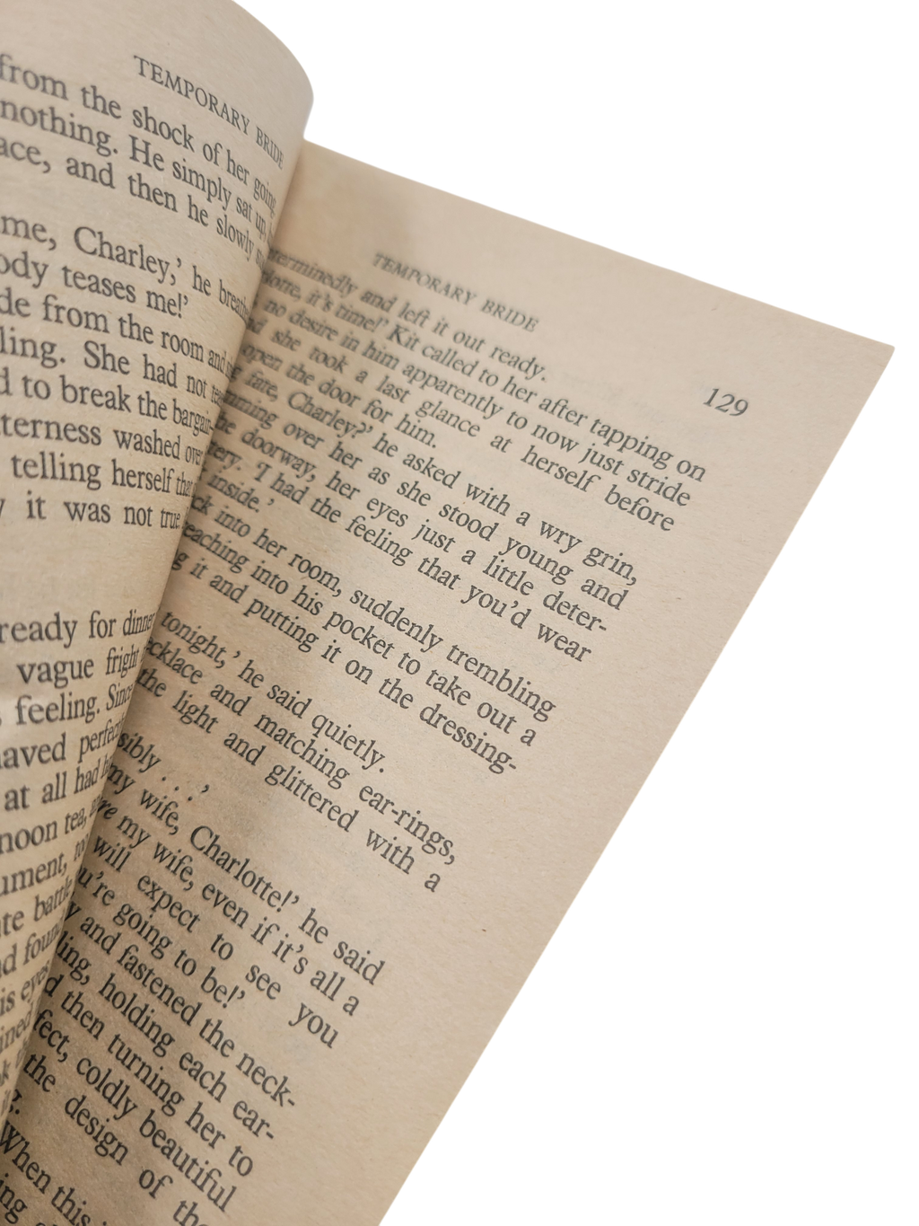 Temporary Bride by Patricia Wilson – Vintage Paperback Harlequin Presents #1238 (1989)