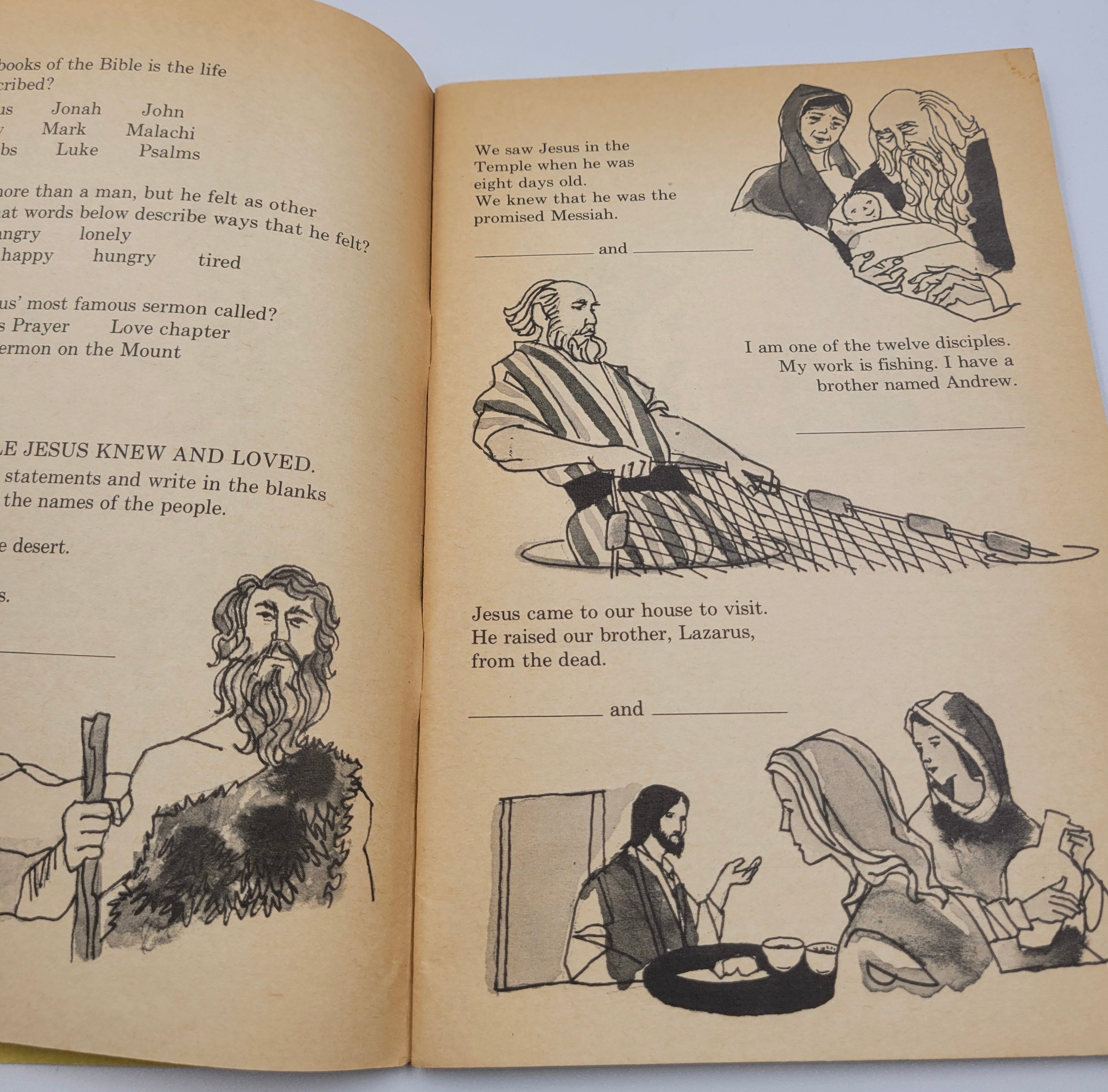 God’s Plan Junior Pupil Booklet – 1969 Vacation Bible School Vintage