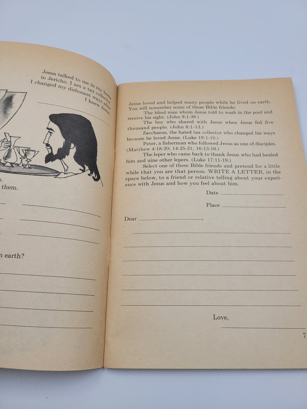 God’s Plan Junior Pupil Booklet – 1969 Vacation Bible School Vintage