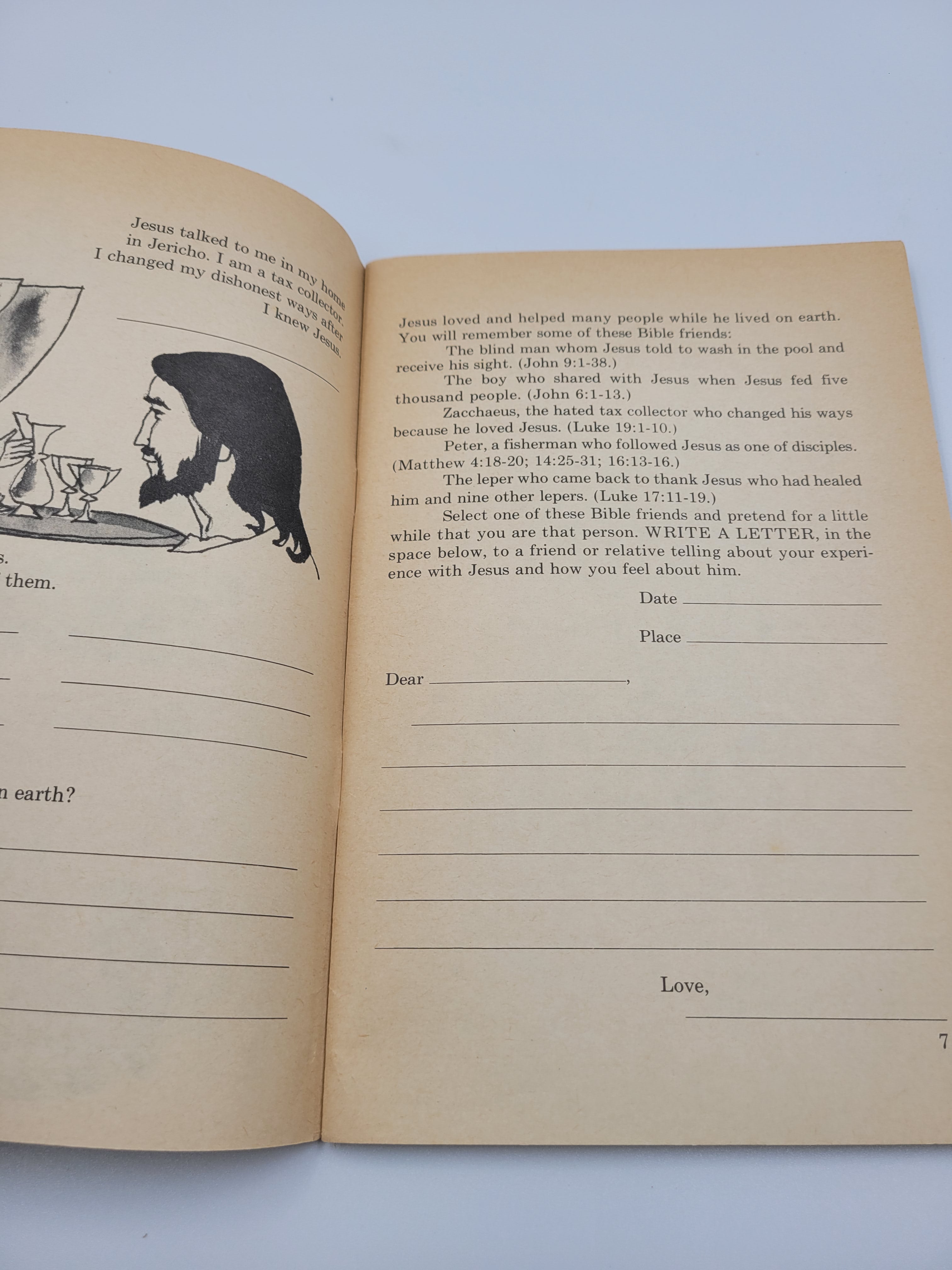 God’s Plan Junior Pupil Booklet – 1969 Vacation Bible School Vintage