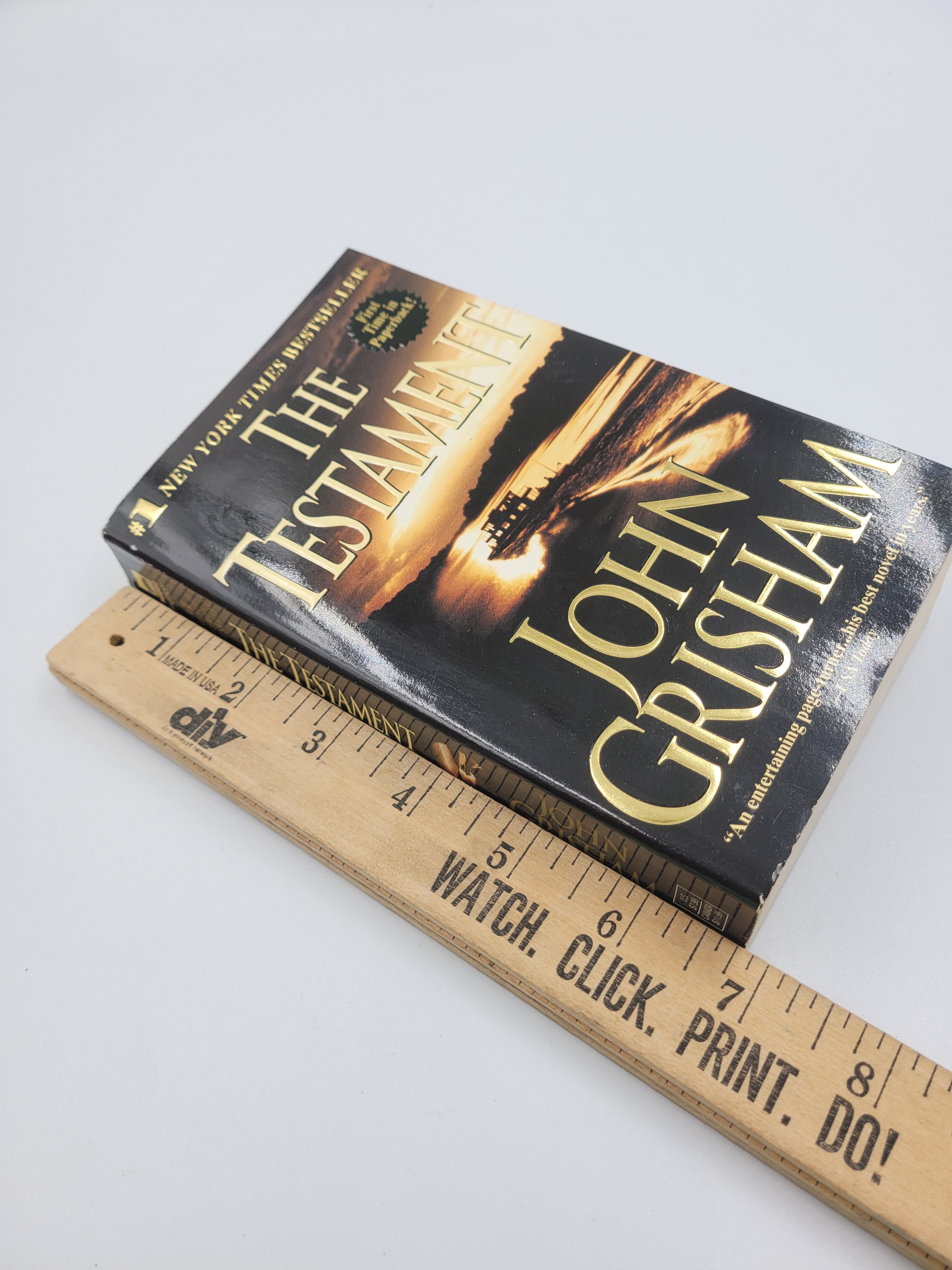 The Testament by John Grisham – First Dell Paperback Printing, 2000