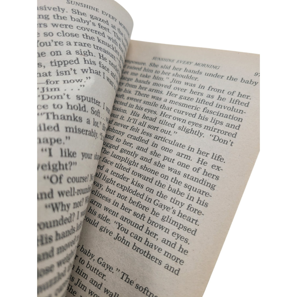 Sunshine Every Morning – Vintage Paperback by Dorothy Glenn (1985 Silhouette)