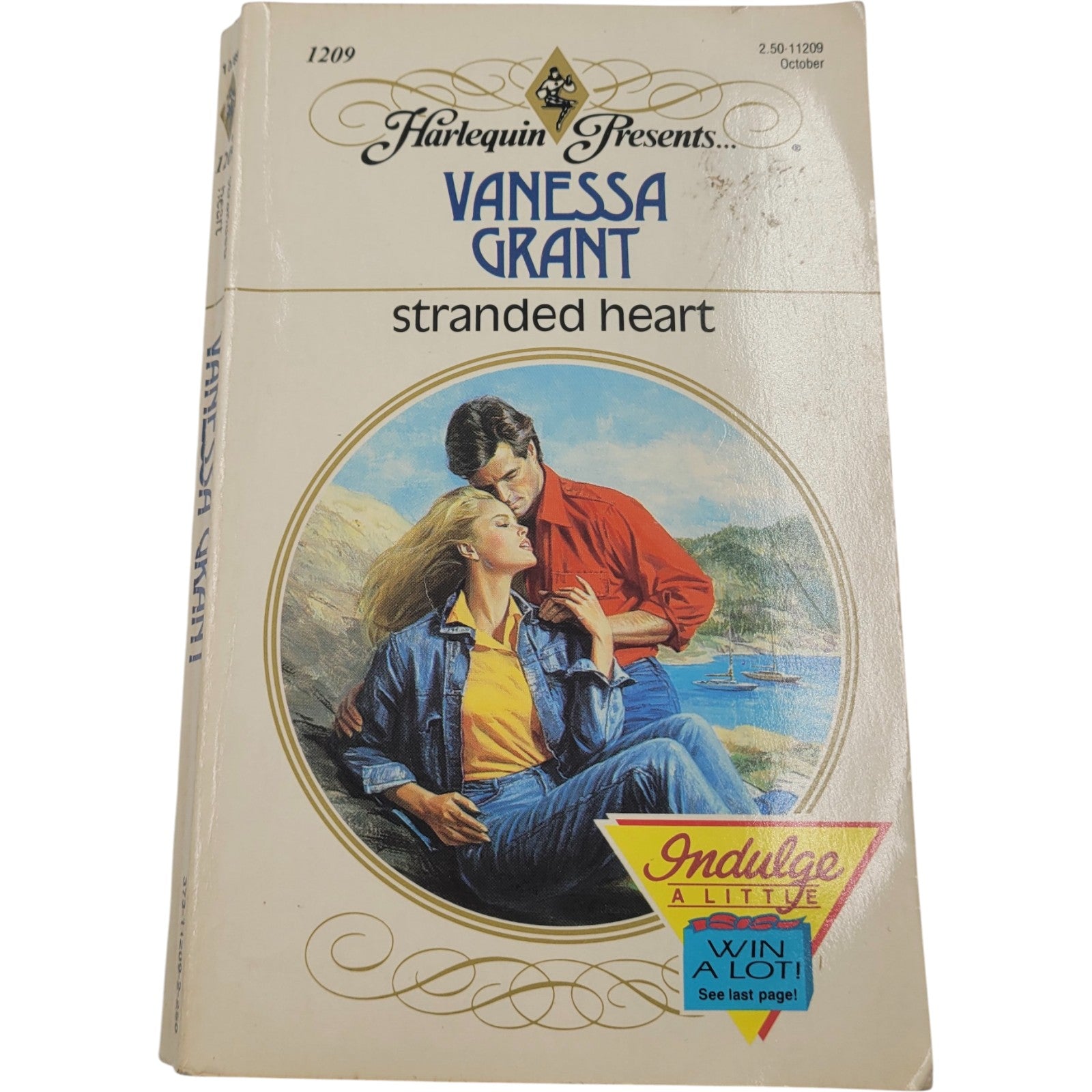 Stranded Heart by Vanessa Grant – Vintage Paperback Harlequin Presents #1209 (1988)
