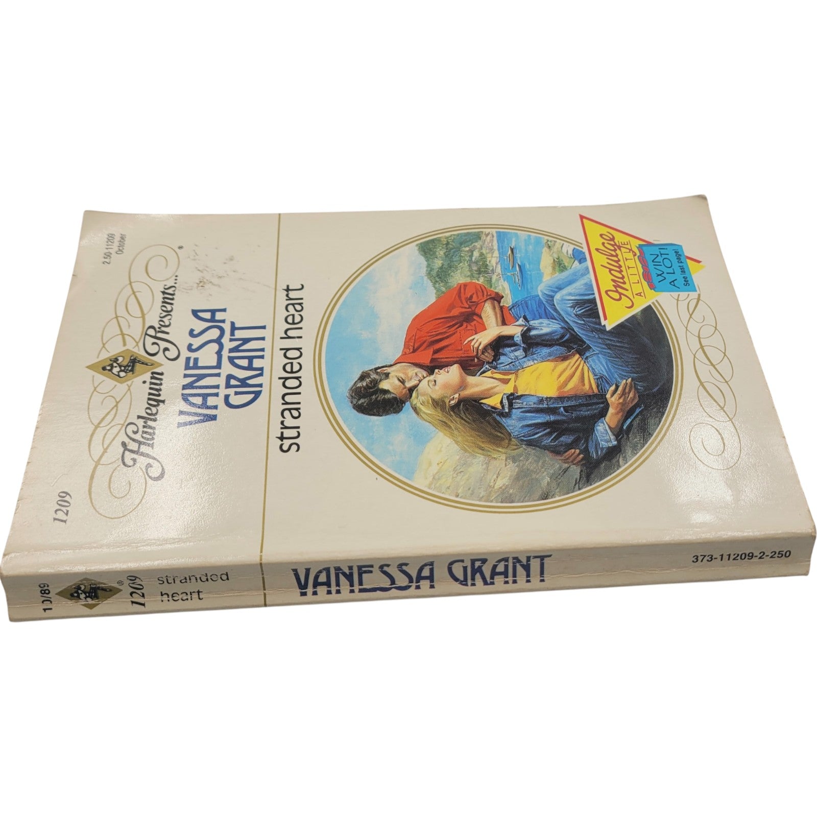 Stranded Heart by Vanessa Grant – Vintage Paperback Harlequin Presents #1209 (1988)
