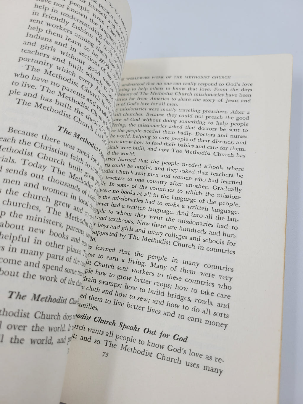 1964 Membership Manual of the Methodist Church for Boys and Girls