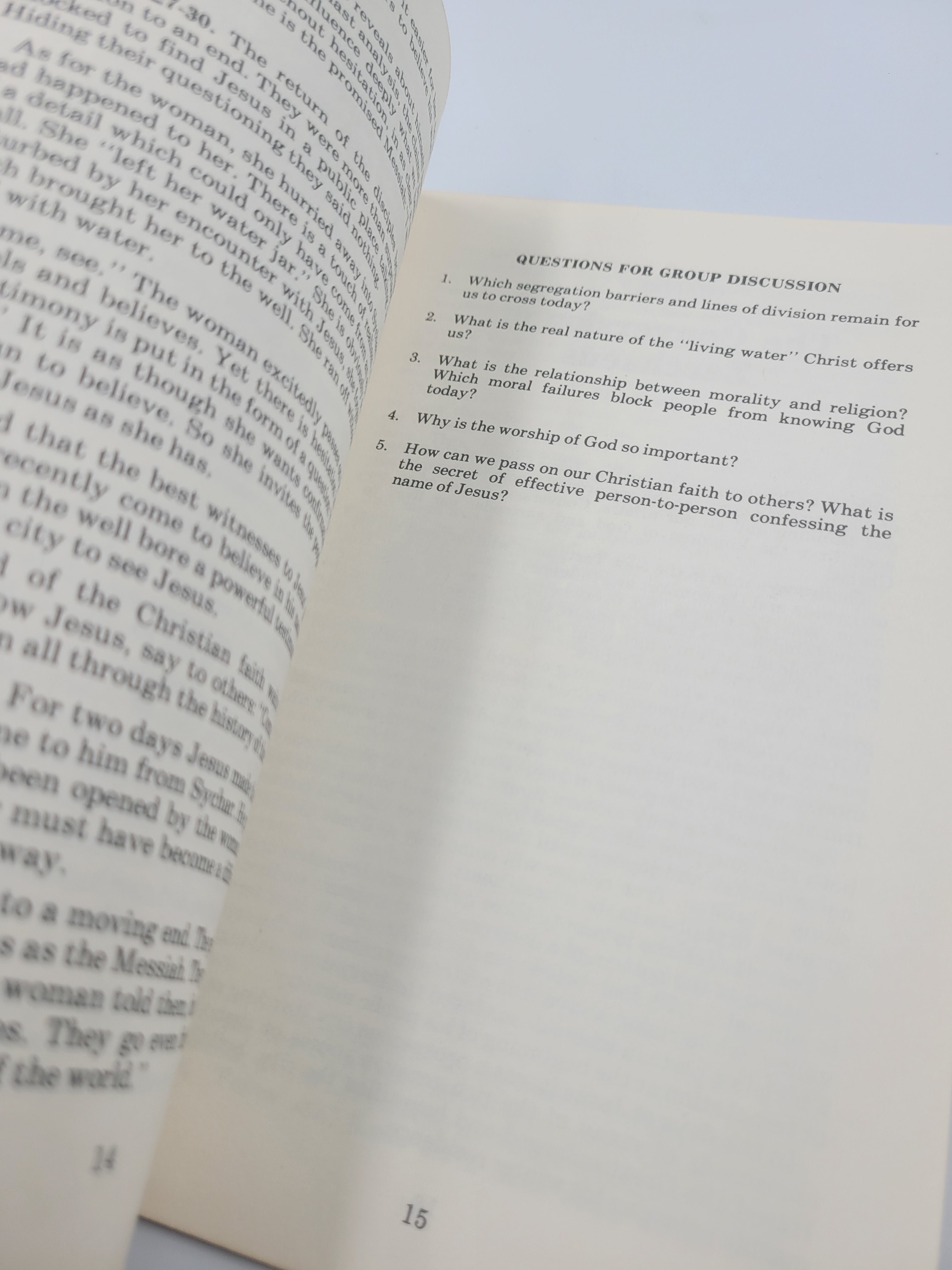 Life Begins at Christ – 1979 Methodist Bible Study Booklet by Alan Walker