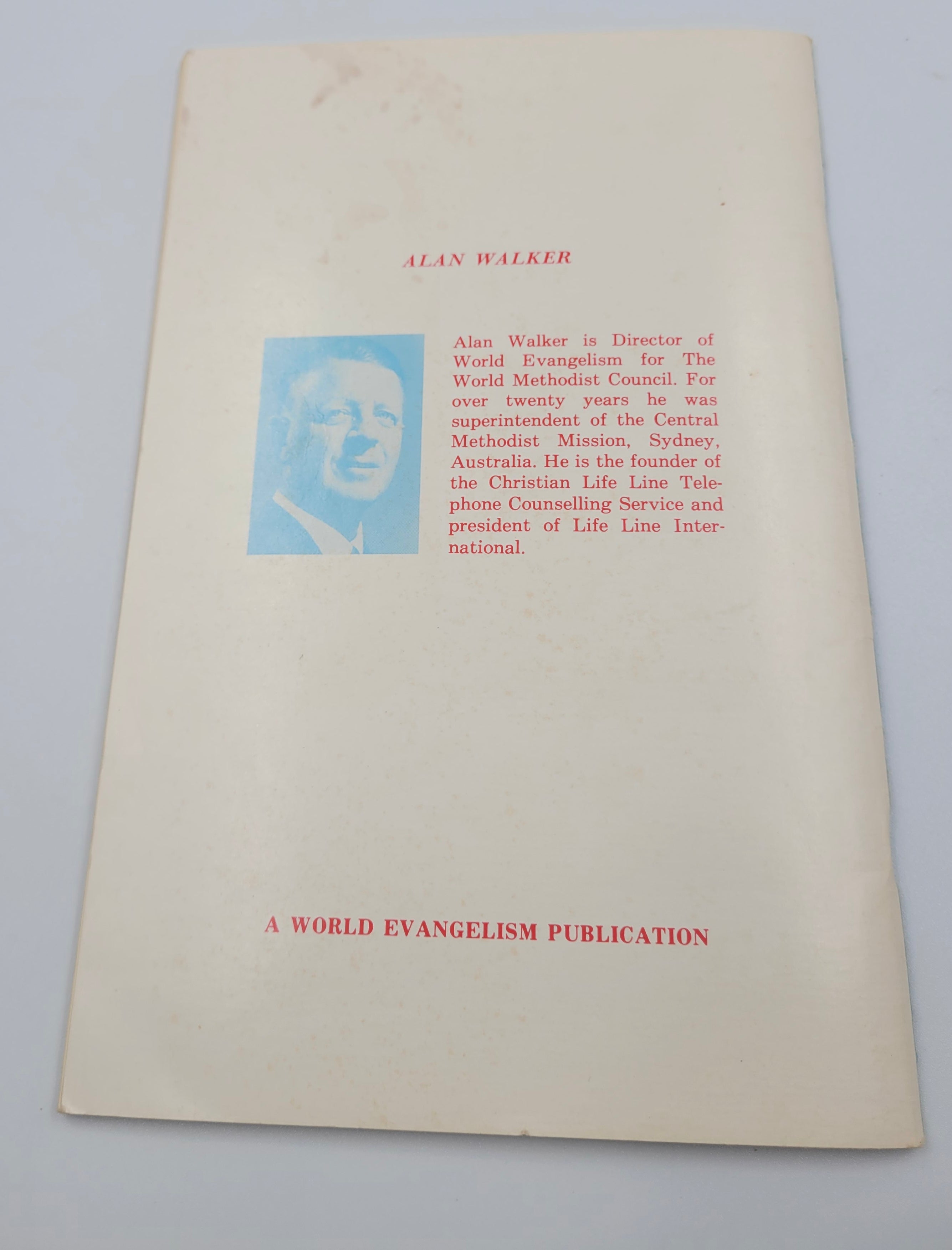 Life Begins at Christ – 1979 Methodist Bible Study Booklet by Alan Walker