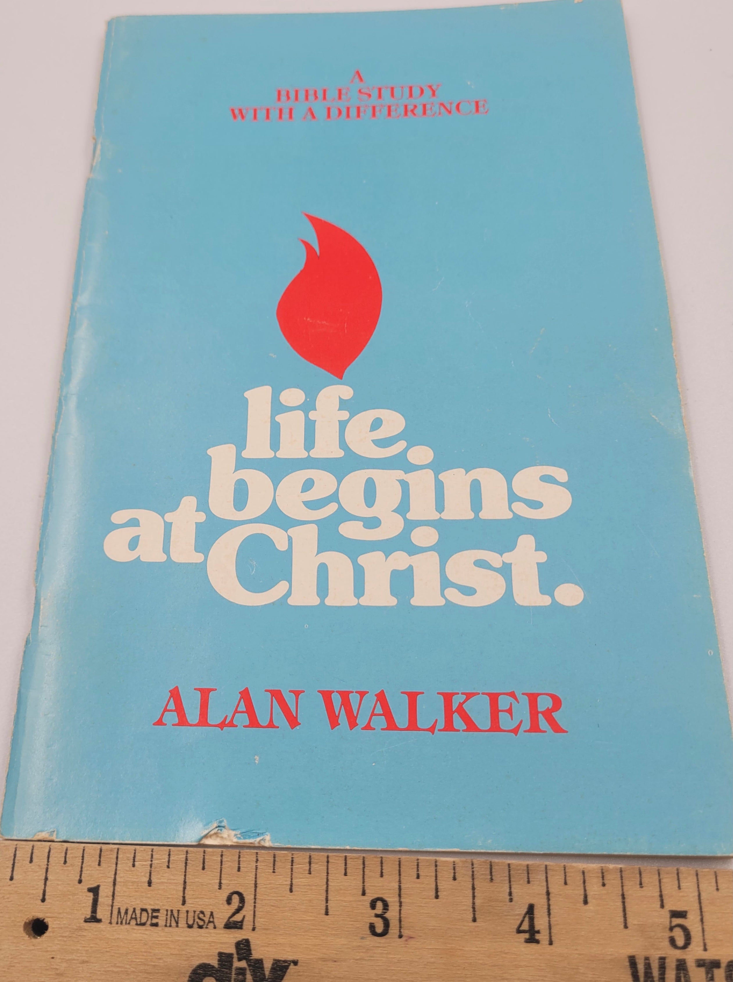 Life Begins at Christ – 1979 Methodist Bible Study Booklet by Alan Walker