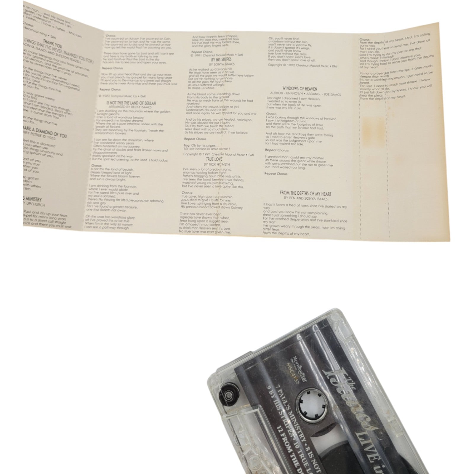 The Isaacs – LIVE in Atlanta Cassette Tape | Vintage Gospel