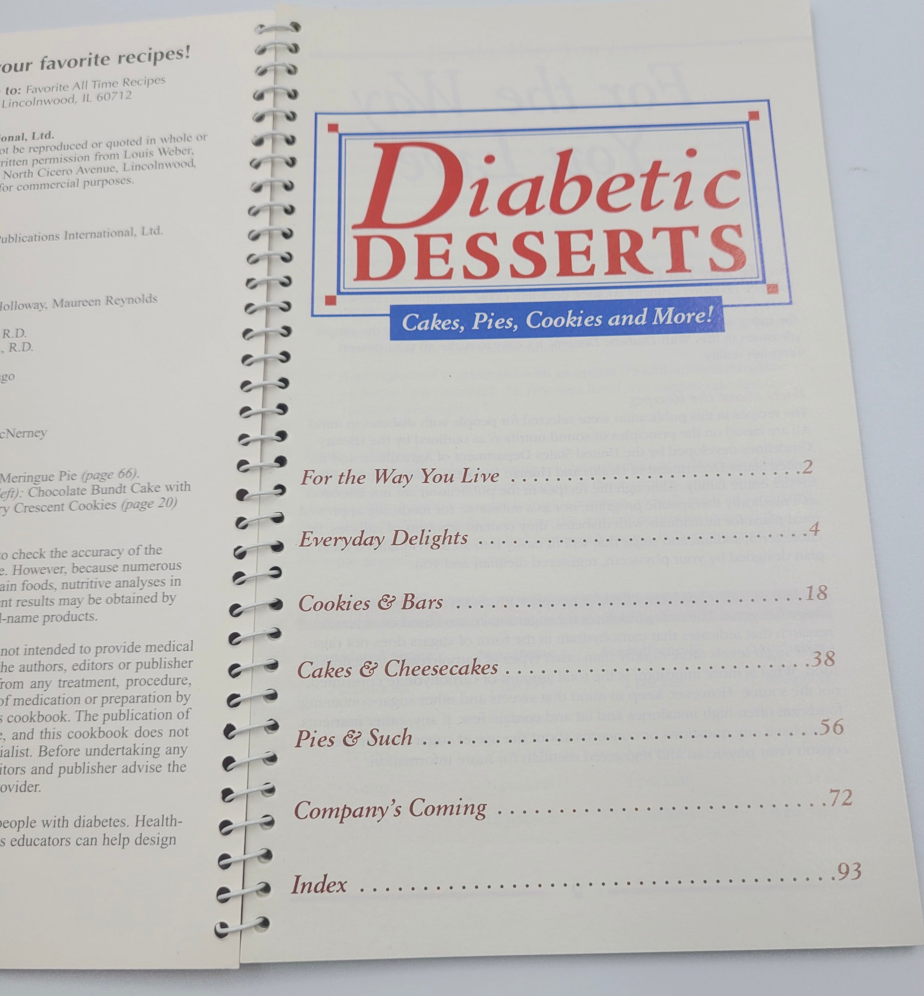 Diabetic Desserts Cookbook – Favorite All Time Recipes | AmMed Direct Edition