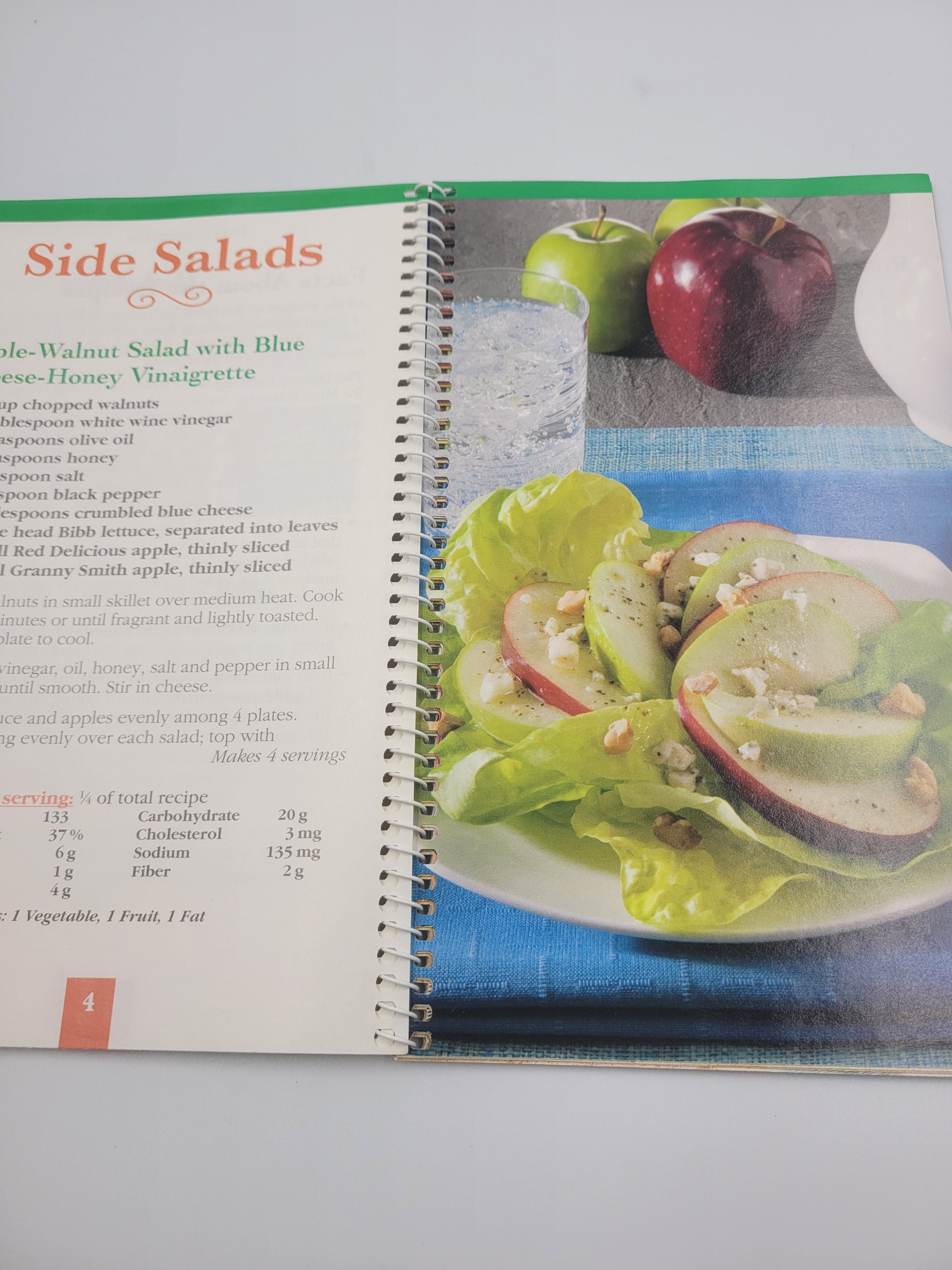 Diabetic Soups & Salads Cookbook – Spiral Bound Vintage Edition