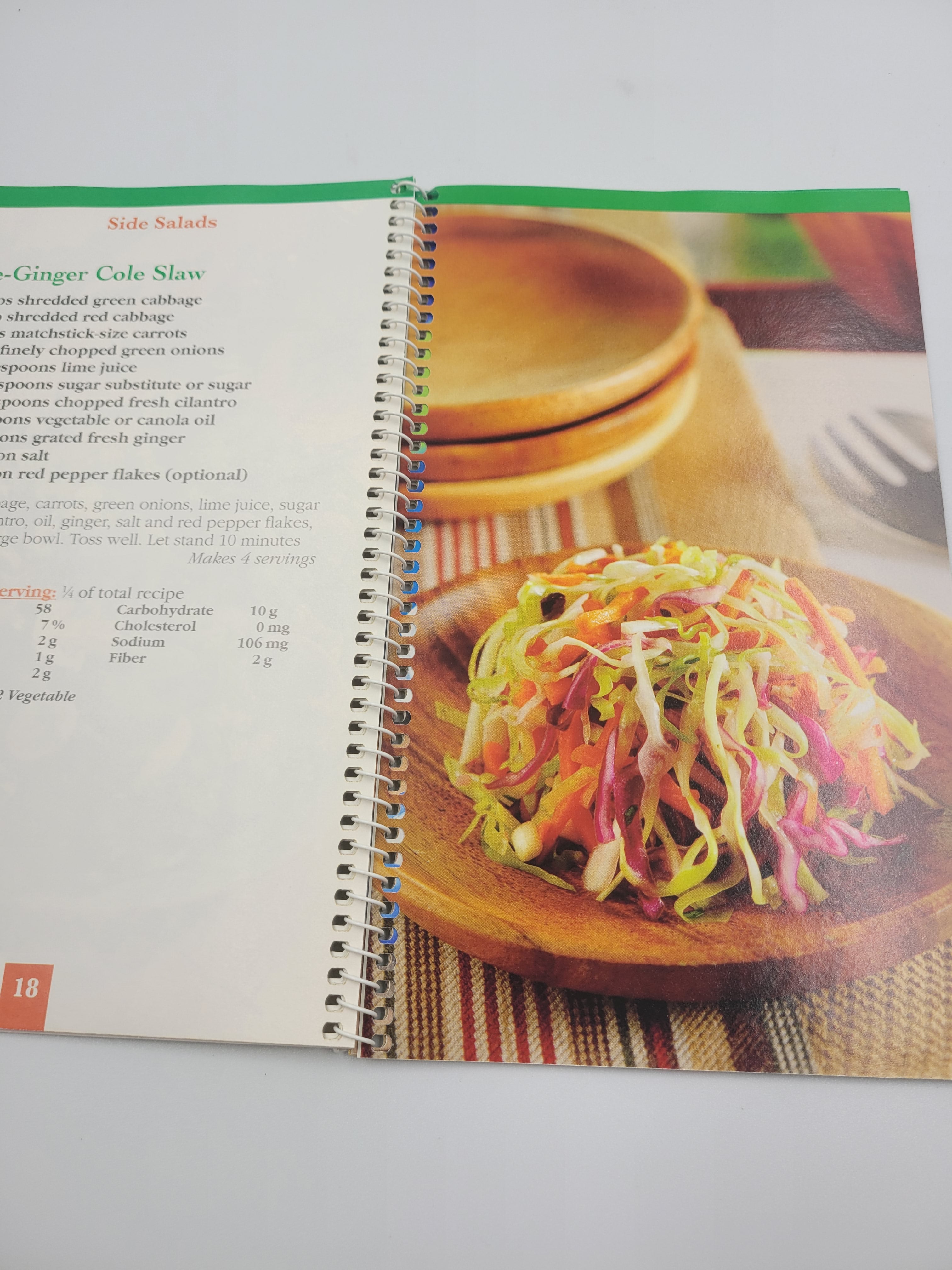 Diabetic Soups & Salads Cookbook – Spiral Bound Vintage Edition