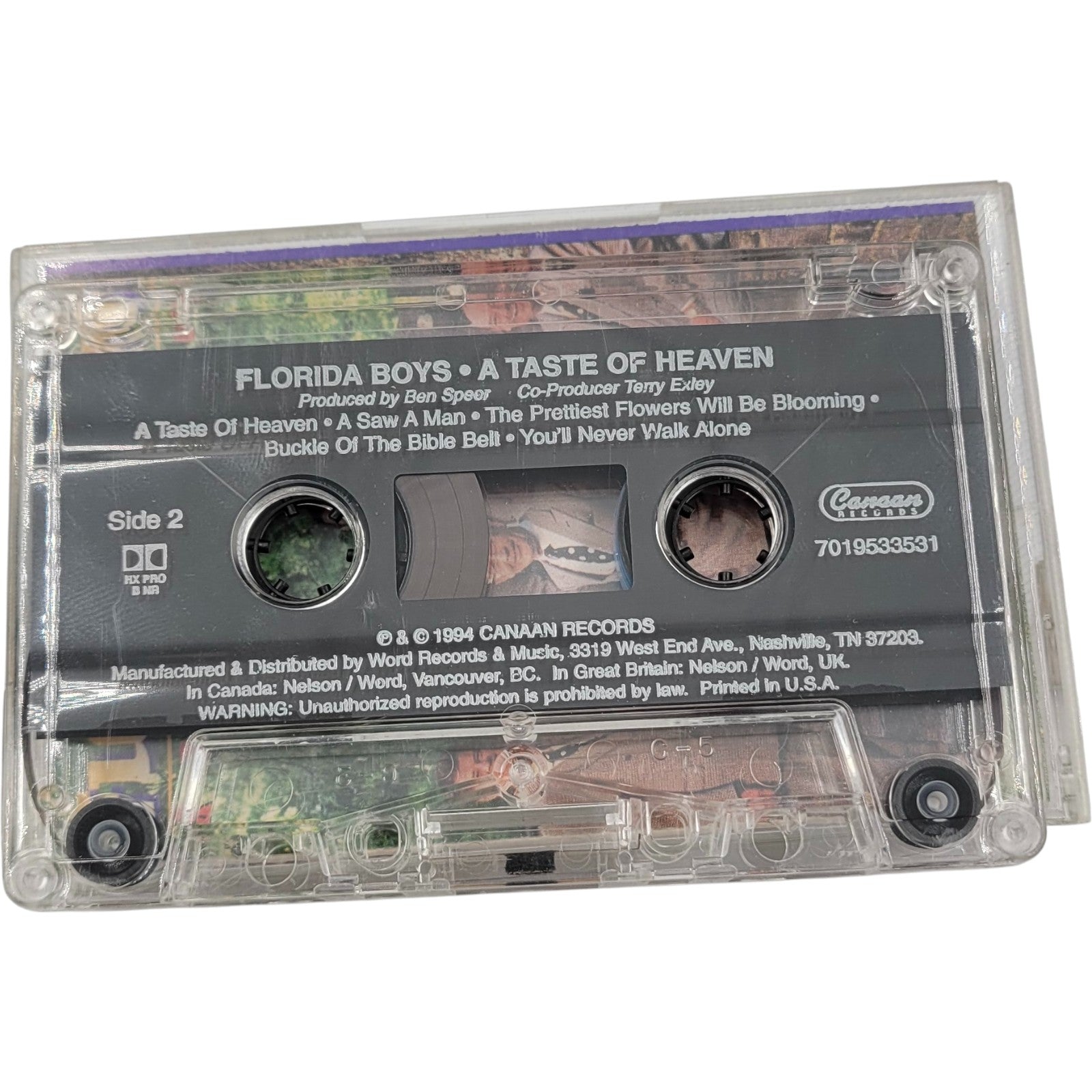 Florida Boys – A Taste of Heaven Gospel Cassette | Canaan Records