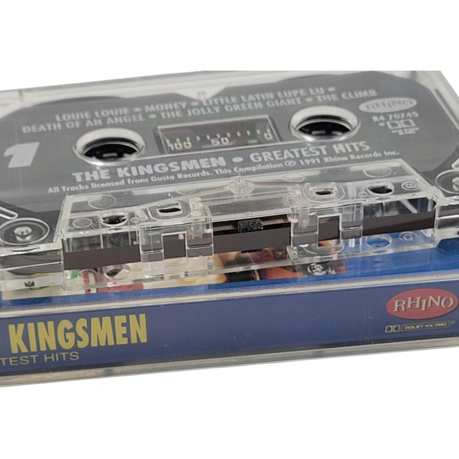 The Best of The Kingsmen Cassette Tape – 1991 Rhino Records – Louie Louie