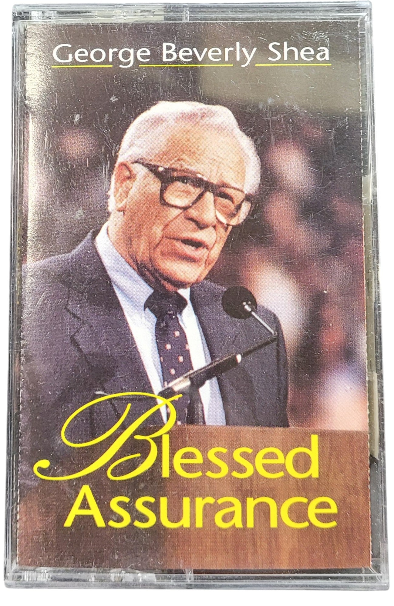 Vintage Gospel Cassette – George Beverly Shea Blessed Assurance RCA, Tested Hymns Tape