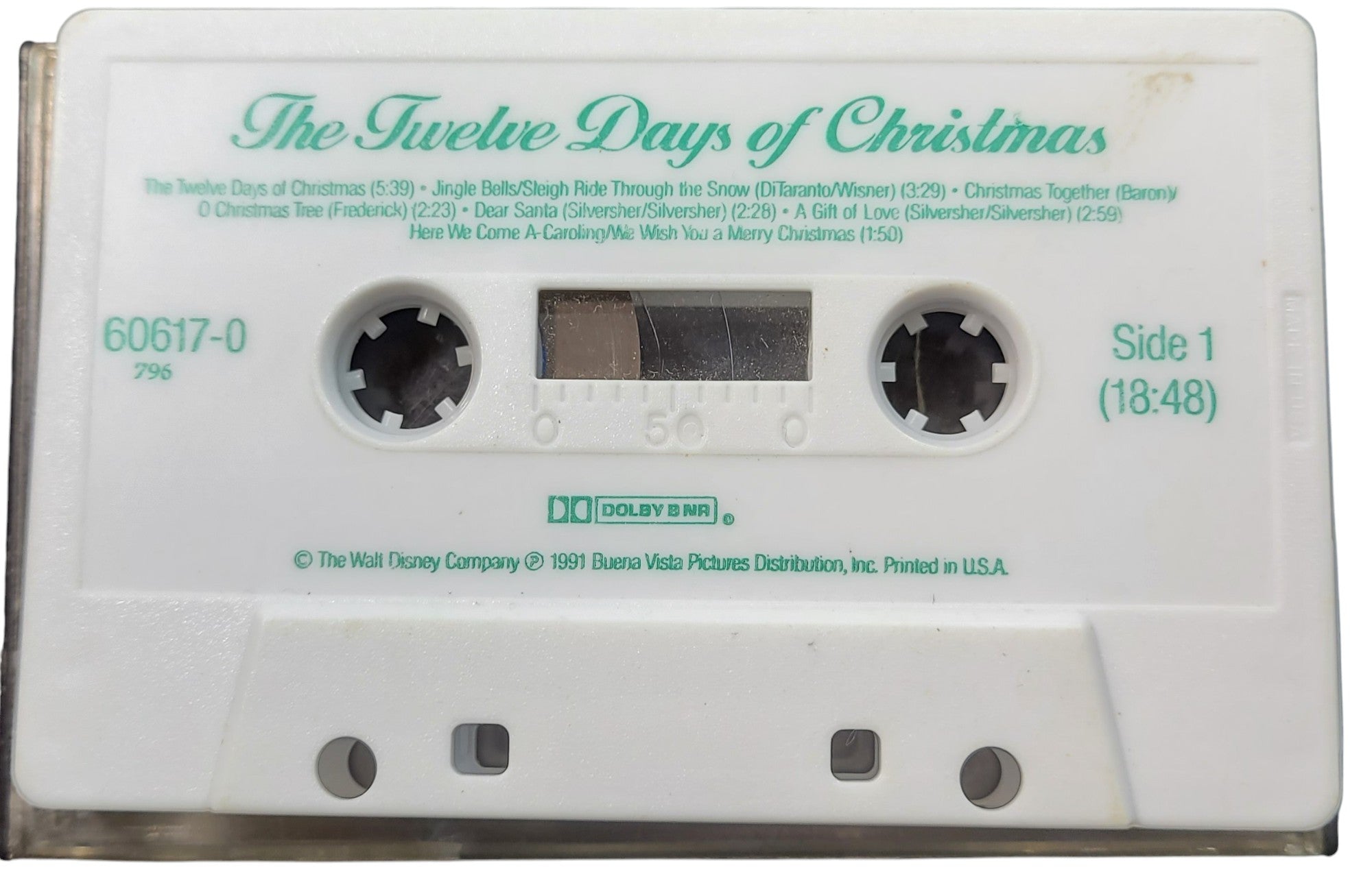 Disney Cassette – The Twelve Days of Christmas (1991, Tested, No Case)
