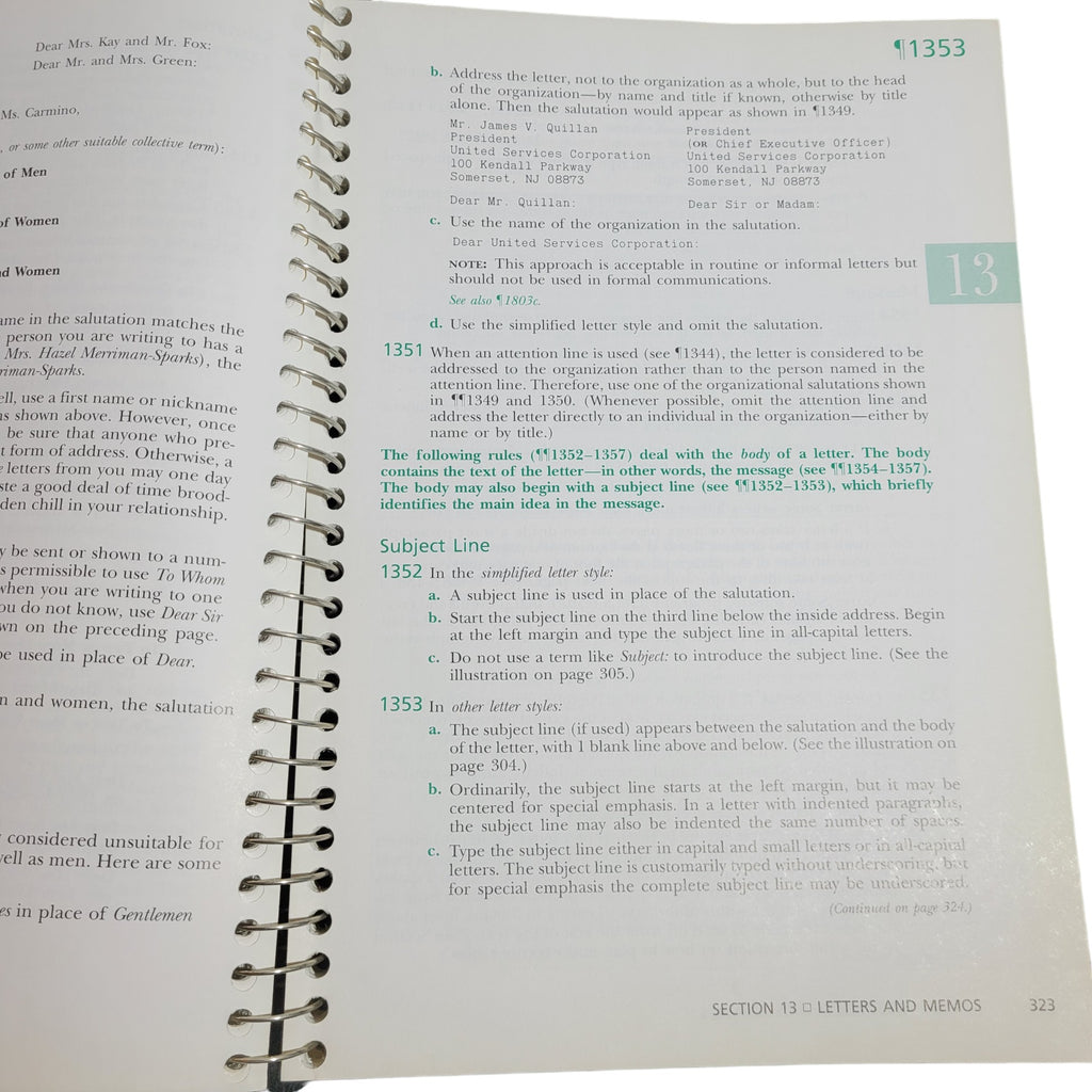 The Gregg Reference Manual – Seventh Edition by William A. Sabin (1985, Spiral-bound)