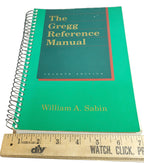 The Gregg Reference Manual – Seventh Edition by William A. Sabin (1985, Spiral-bound)