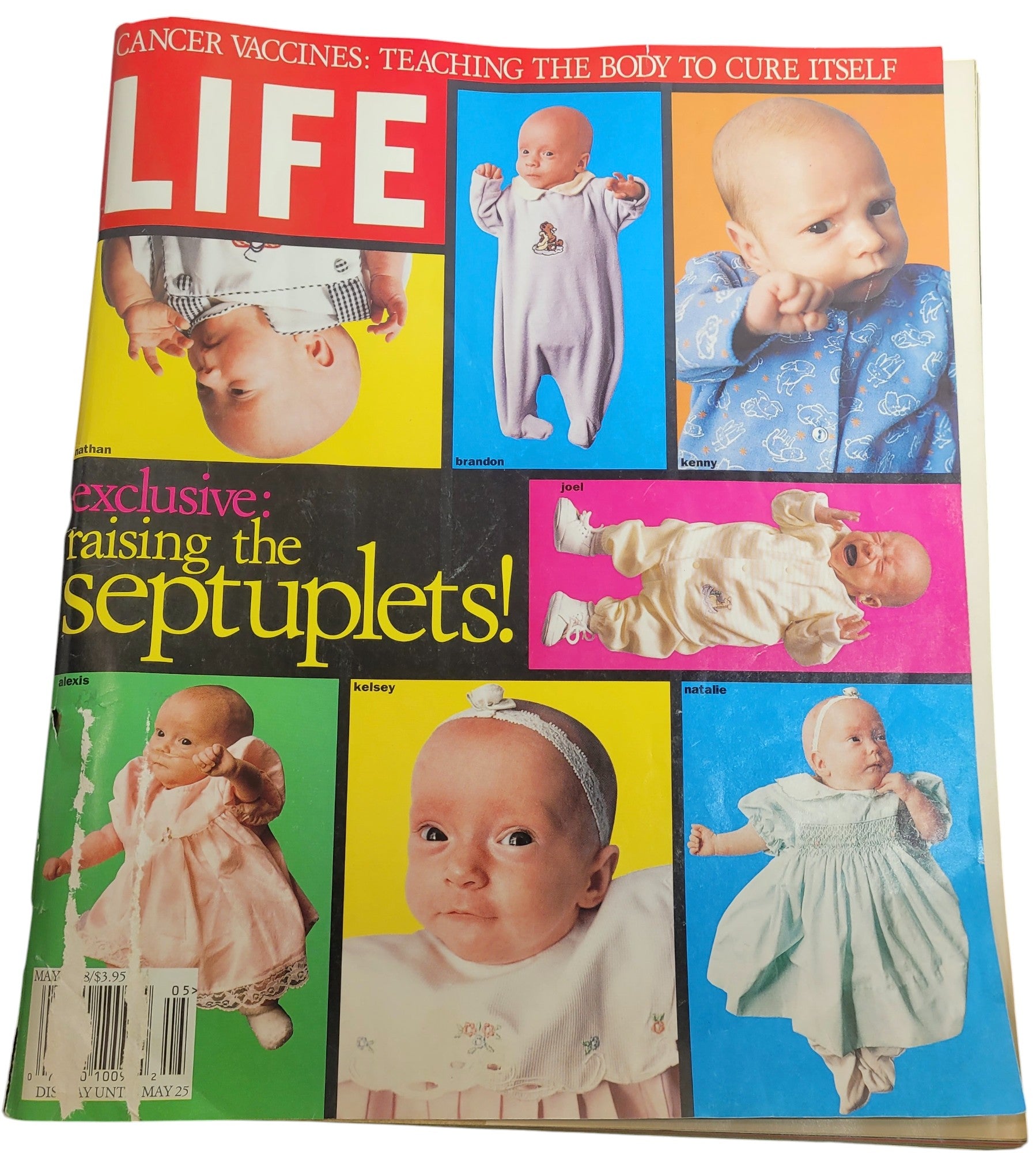 LIFE Magazine – Raising the Septuplets Exclusive Cover – McCaughey Siblings – Vintage Issue