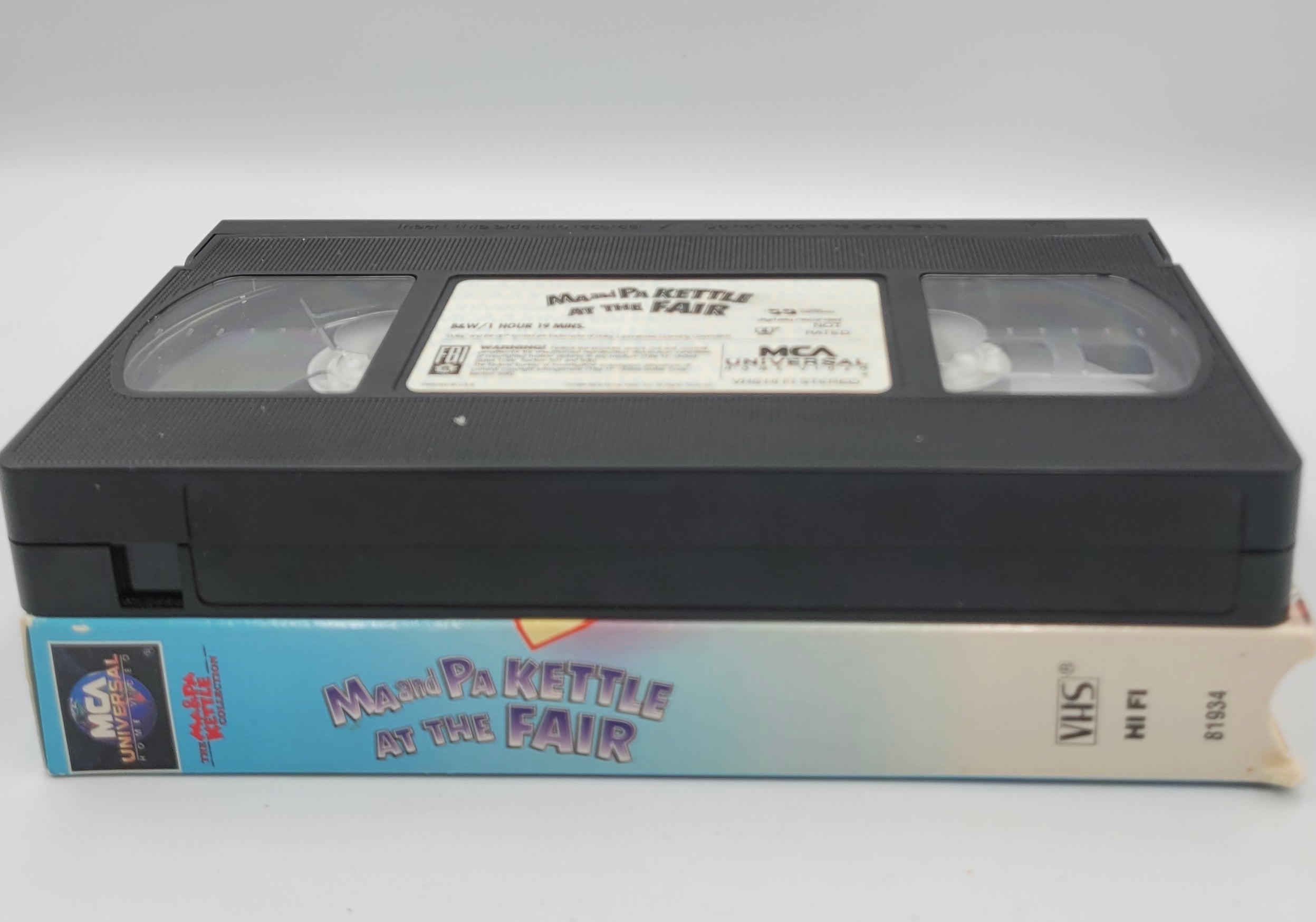 Ma and Pa Kettle at the Fair – Vintage VHS Tape (1991 MCA Universal) | Classic Comedy Film