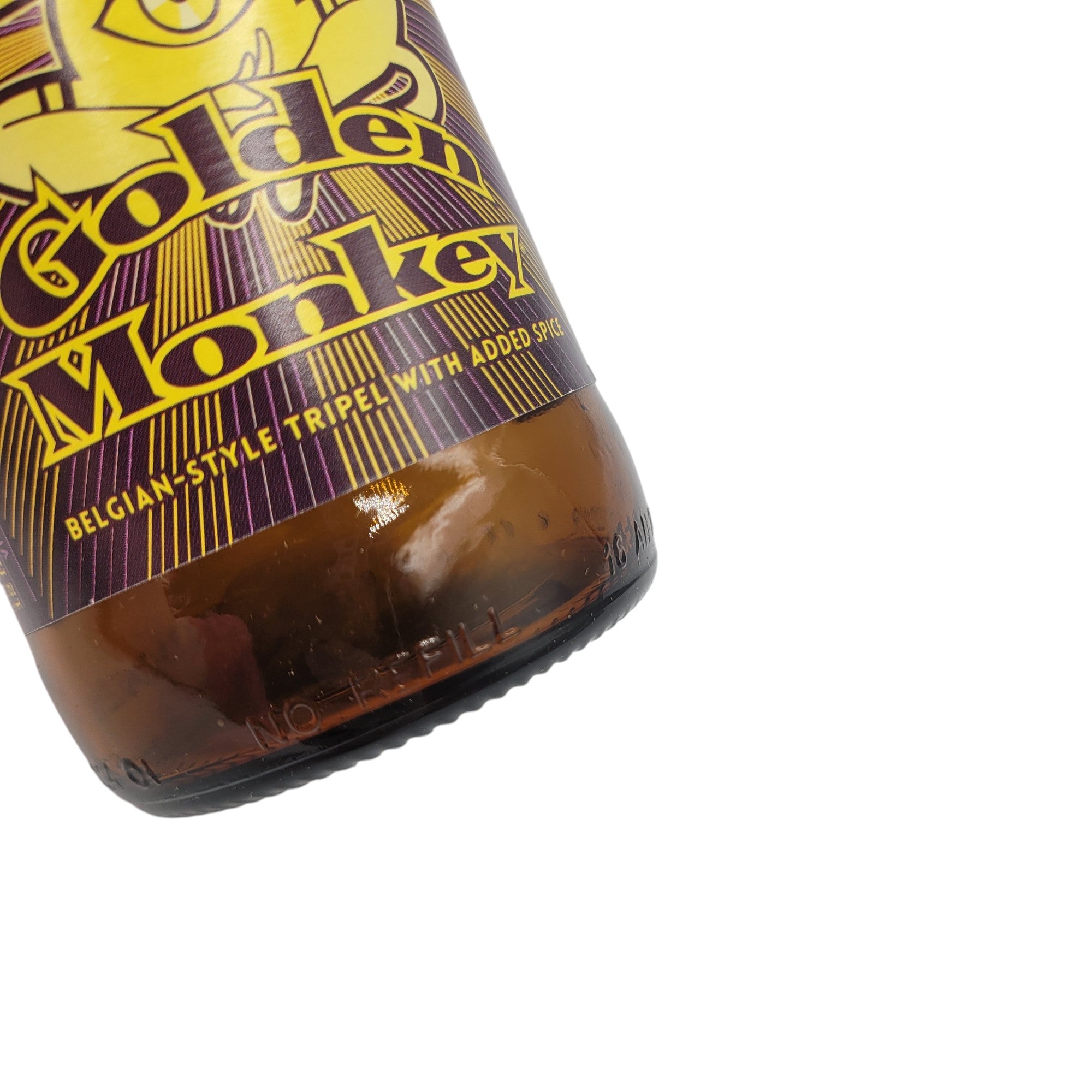 Victory Golden Monkey Beer Bottle – Vintage Brewery Collectible with Psychedelic Label Art