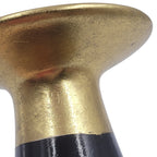 Vintage Style Gold and Black Display Pedestal Stand – Elegant Home Decor Riser
