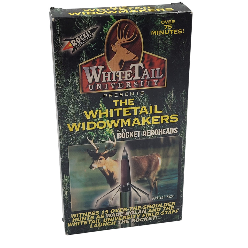 Whitetail Widowmakers VHS 1995 – Rocket Aeroheads Hunting Video (Tested)