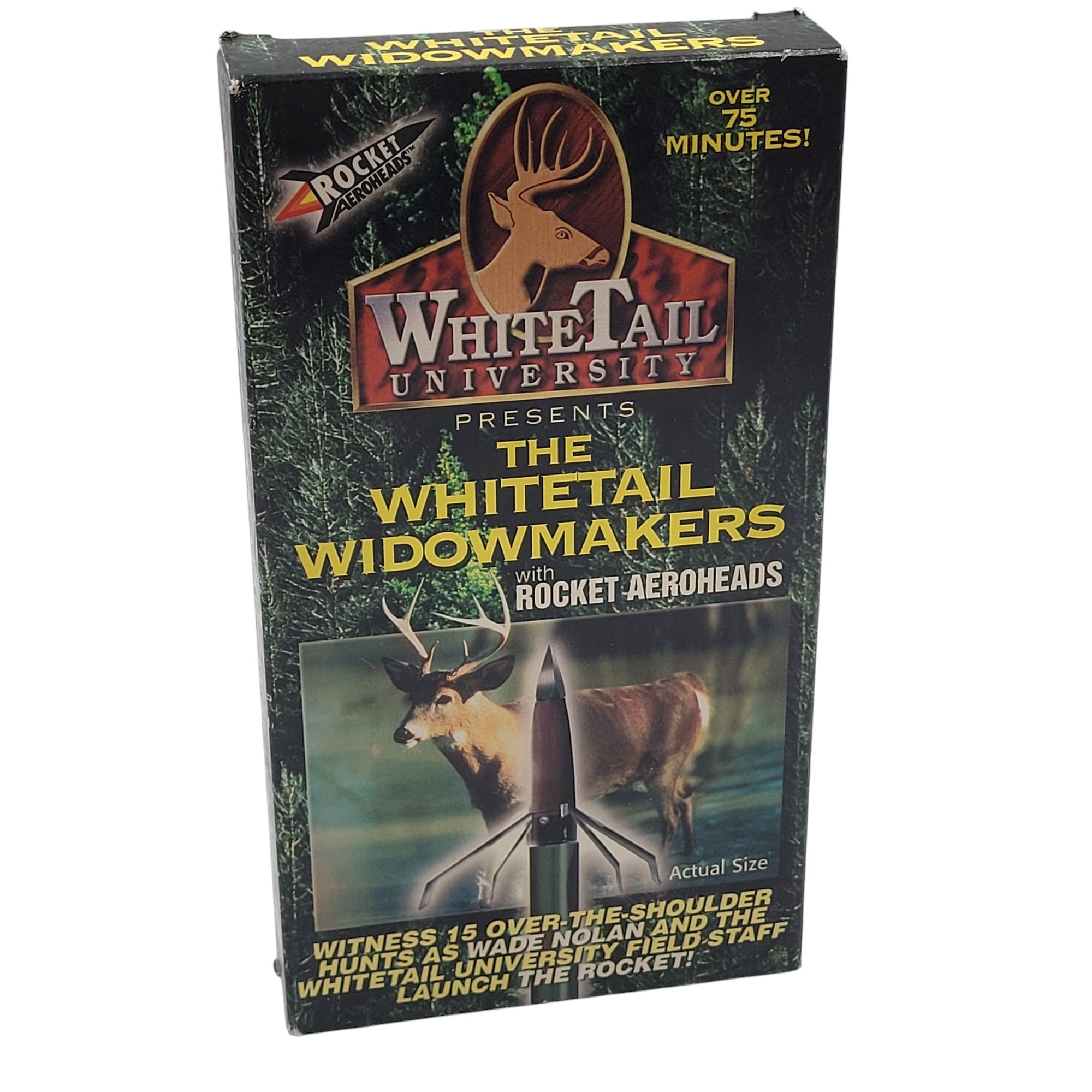Whitetail Widowmakers VHS 1995 – Rocket Aeroheads Hunting Video (Tested)