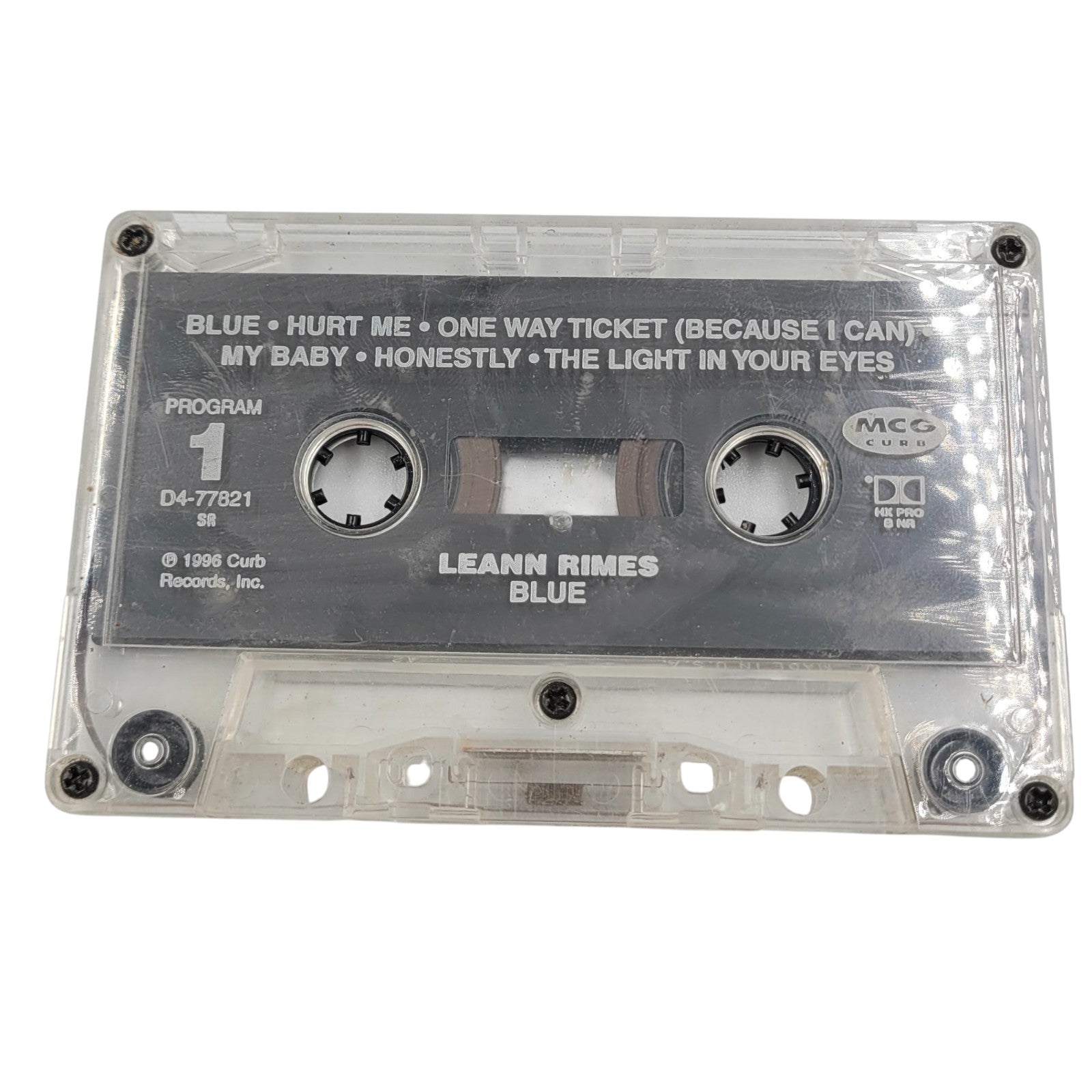 LeAnn Rimes – Blue Cassette Tape (1996, Curb Records) – Tested, No Case