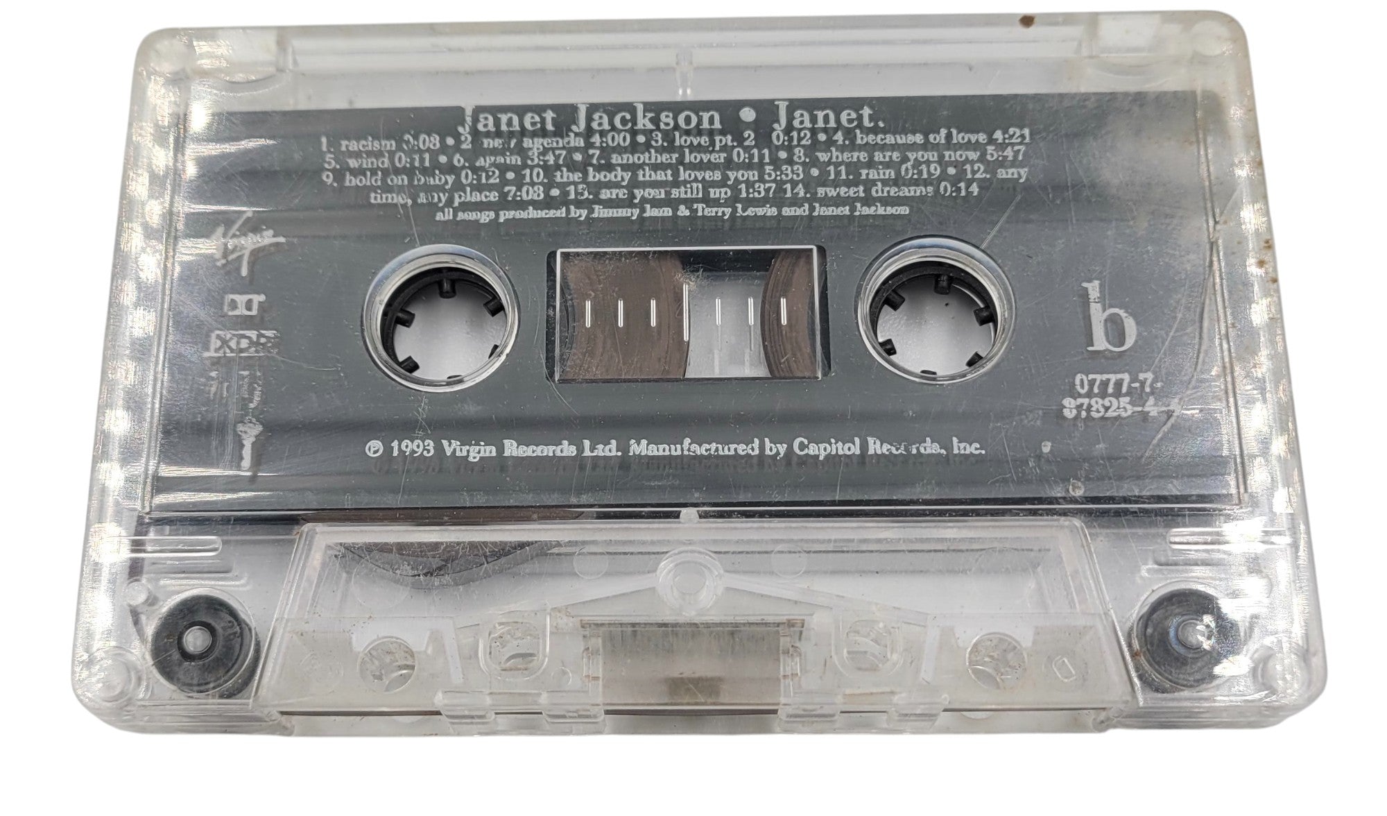 Janet Jackson "janet." 1993 Vintage Cassette Tape – Virgin Records, Tested, No Case