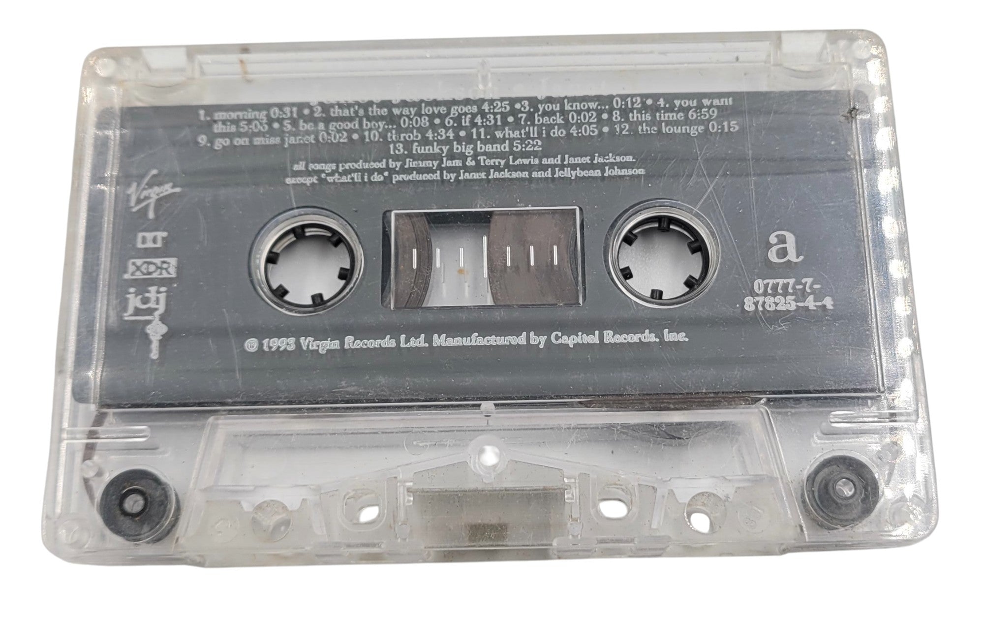 Janet Jackson "janet." 1993 Vintage Cassette Tape – Virgin Records, Tested, No Case