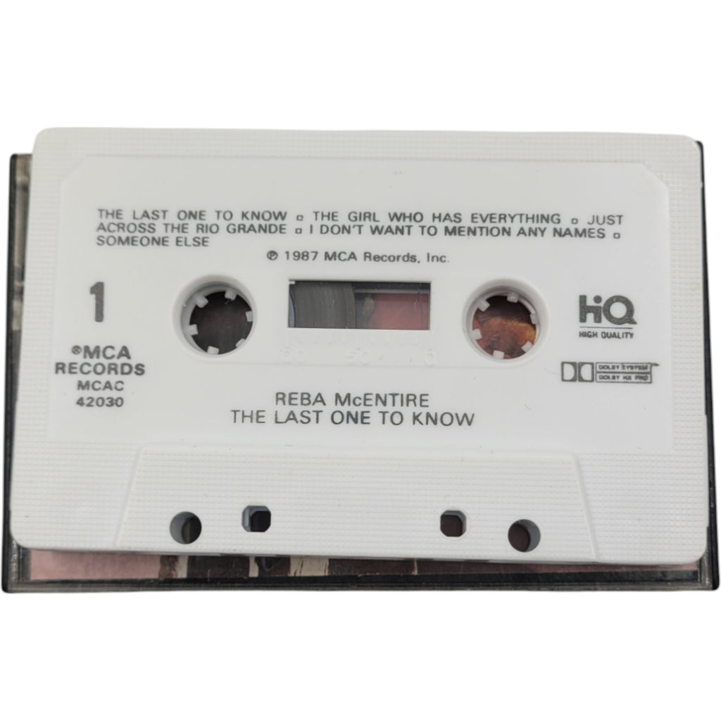 Reba McEntire – The Last One to Know (Cassette, Tested & Working)