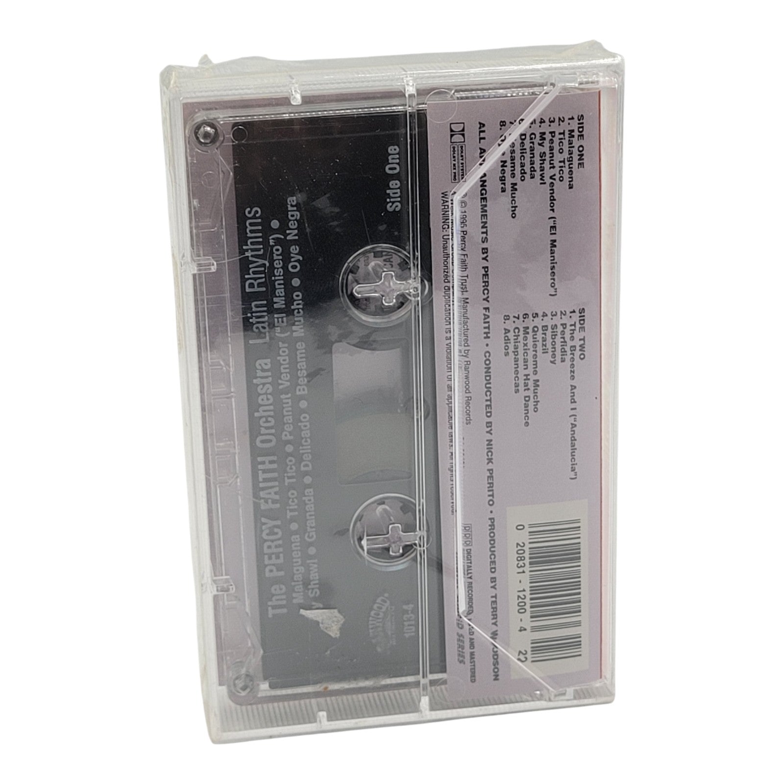 Percy Faith Latin Rhythms Cassette – Sealed 1995 Vintage Orchestra Tape