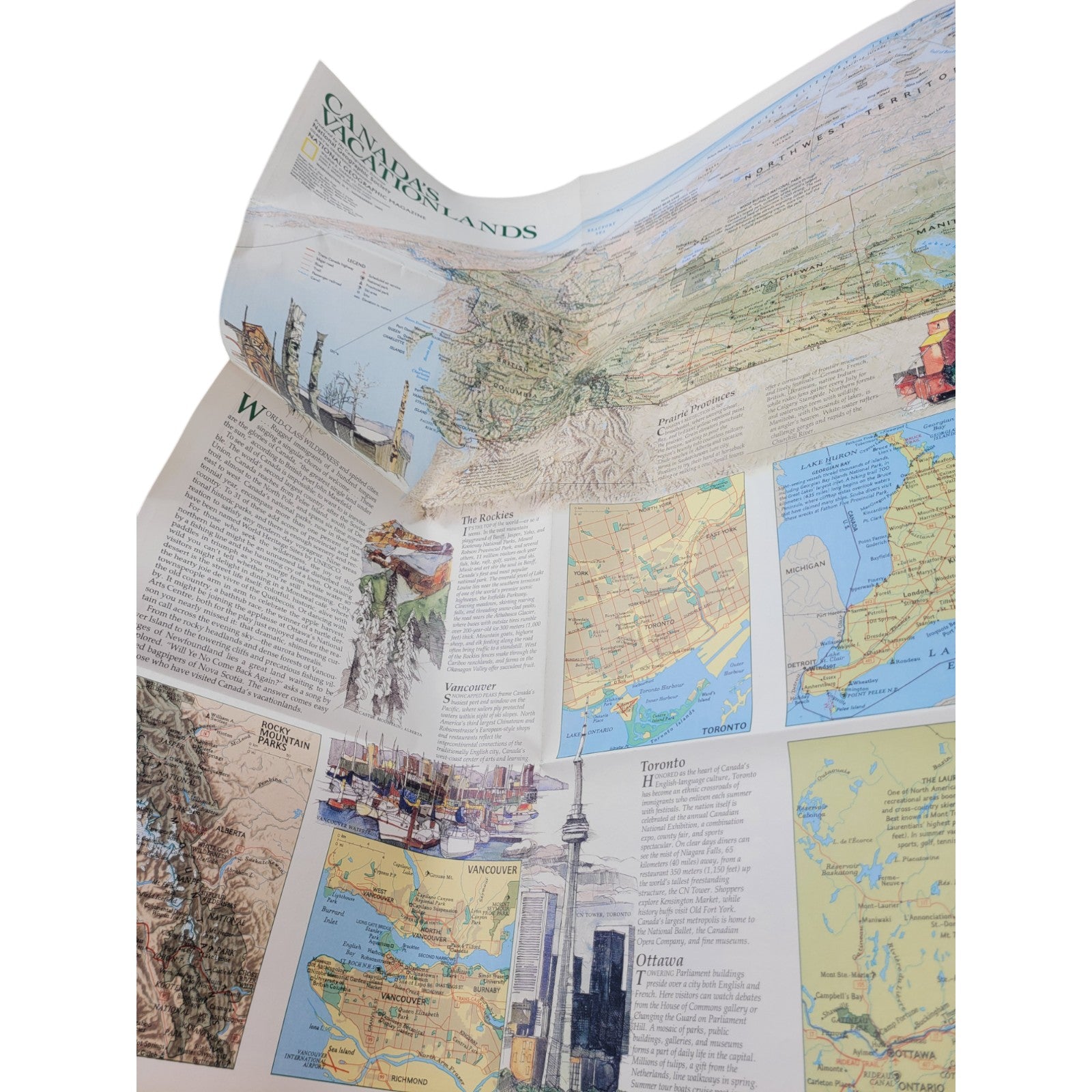 National Geographic – November 1985 Holographic Edition Includes Original Supplement: Canada’s Vacationlands