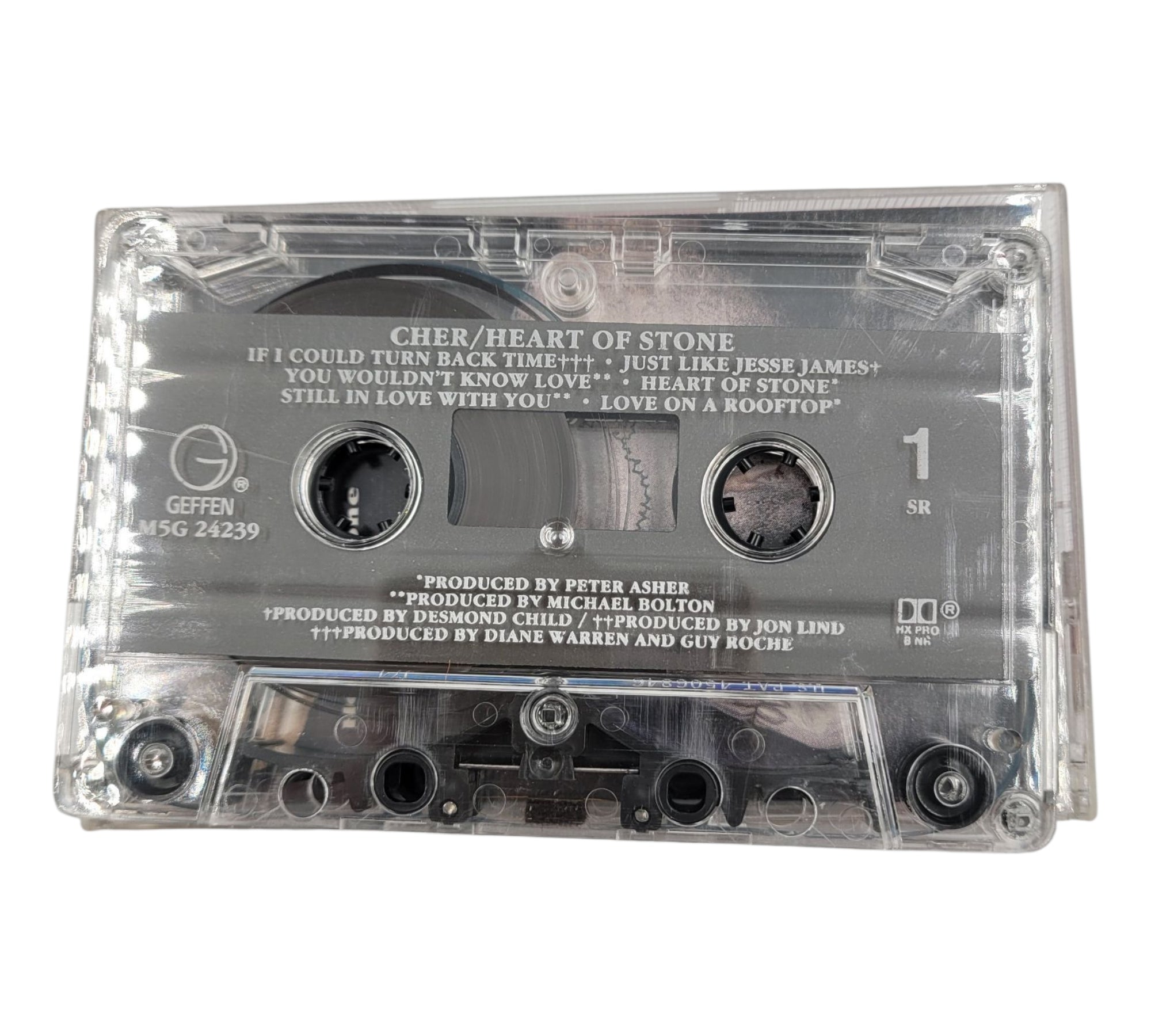 Cher – Heart of Stone (Vintage Cassette Tape, 1989 Geffen Records)