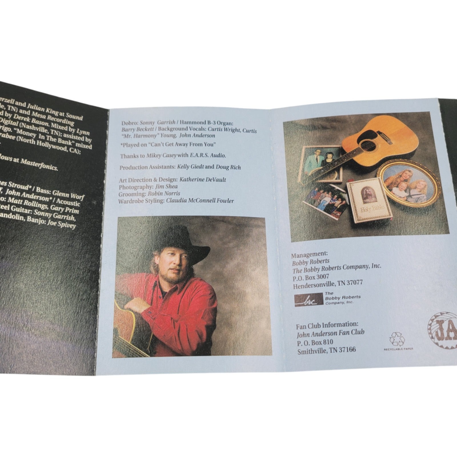 John Anderson – Solid Ground (1993 Cassette, Tested, With Case)