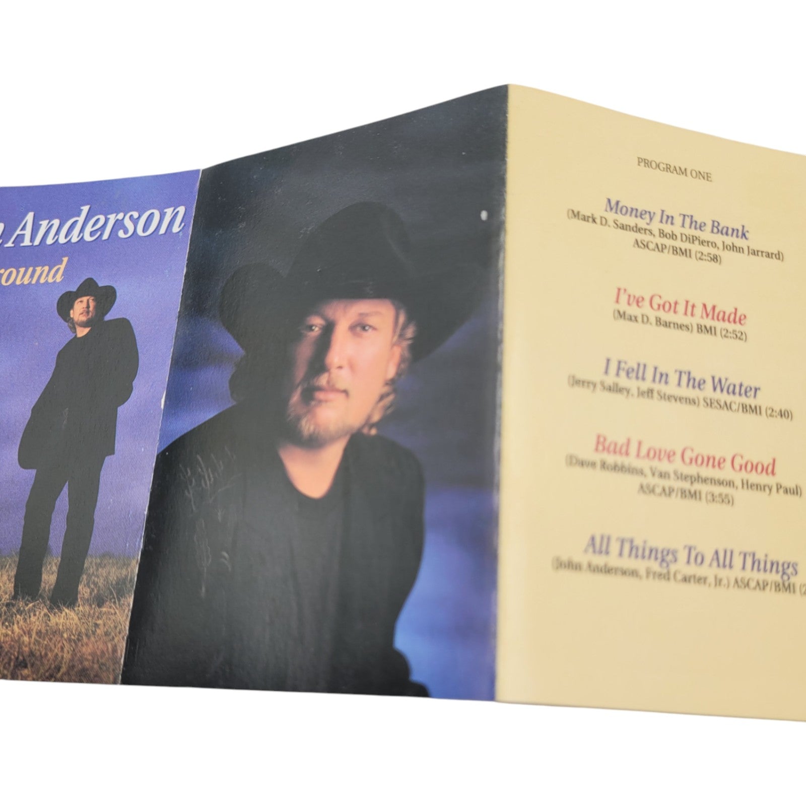 John Anderson – Solid Ground (1993 Cassette, Tested, With Case)