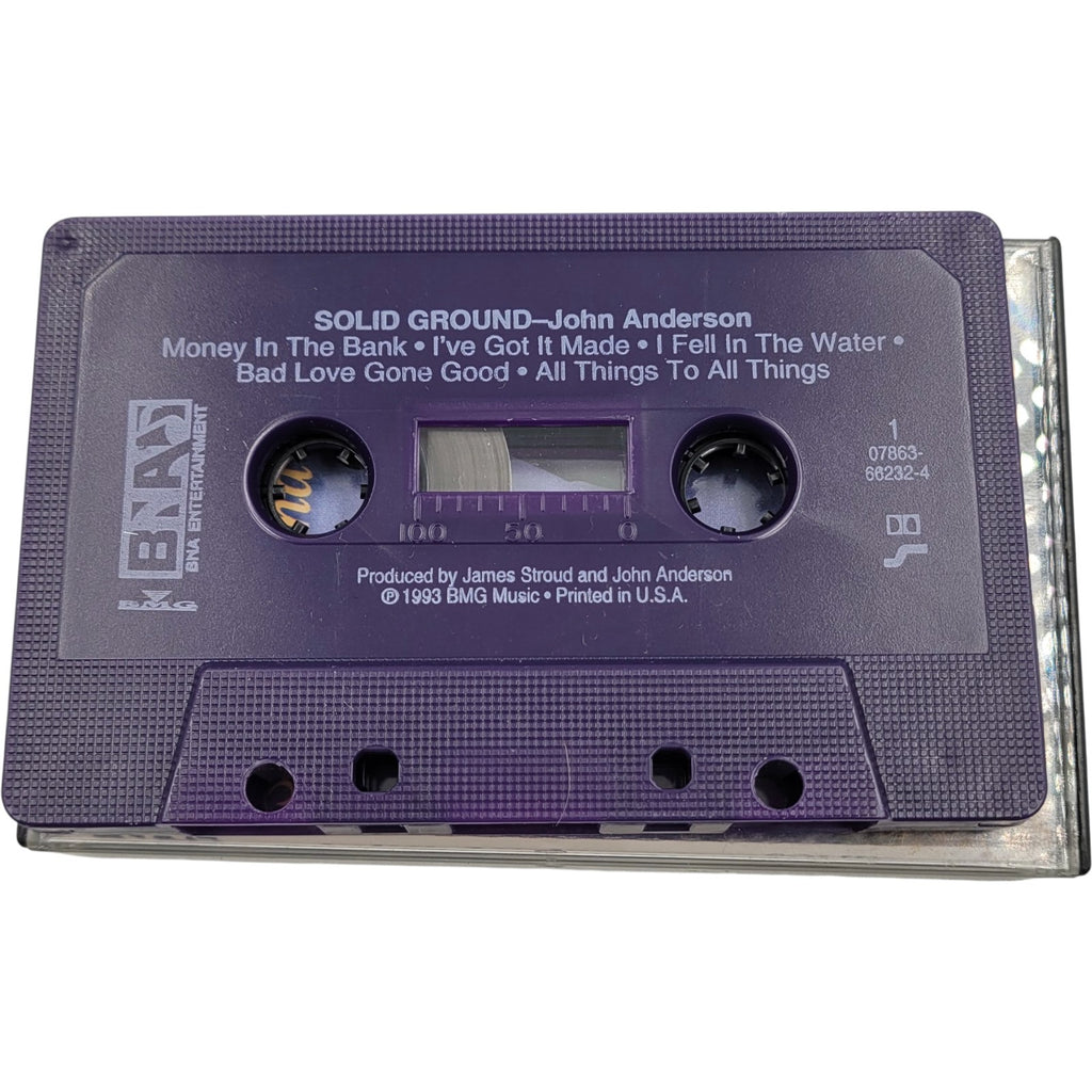 John Anderson – Solid Ground (1993 Cassette, Tested, With Case)