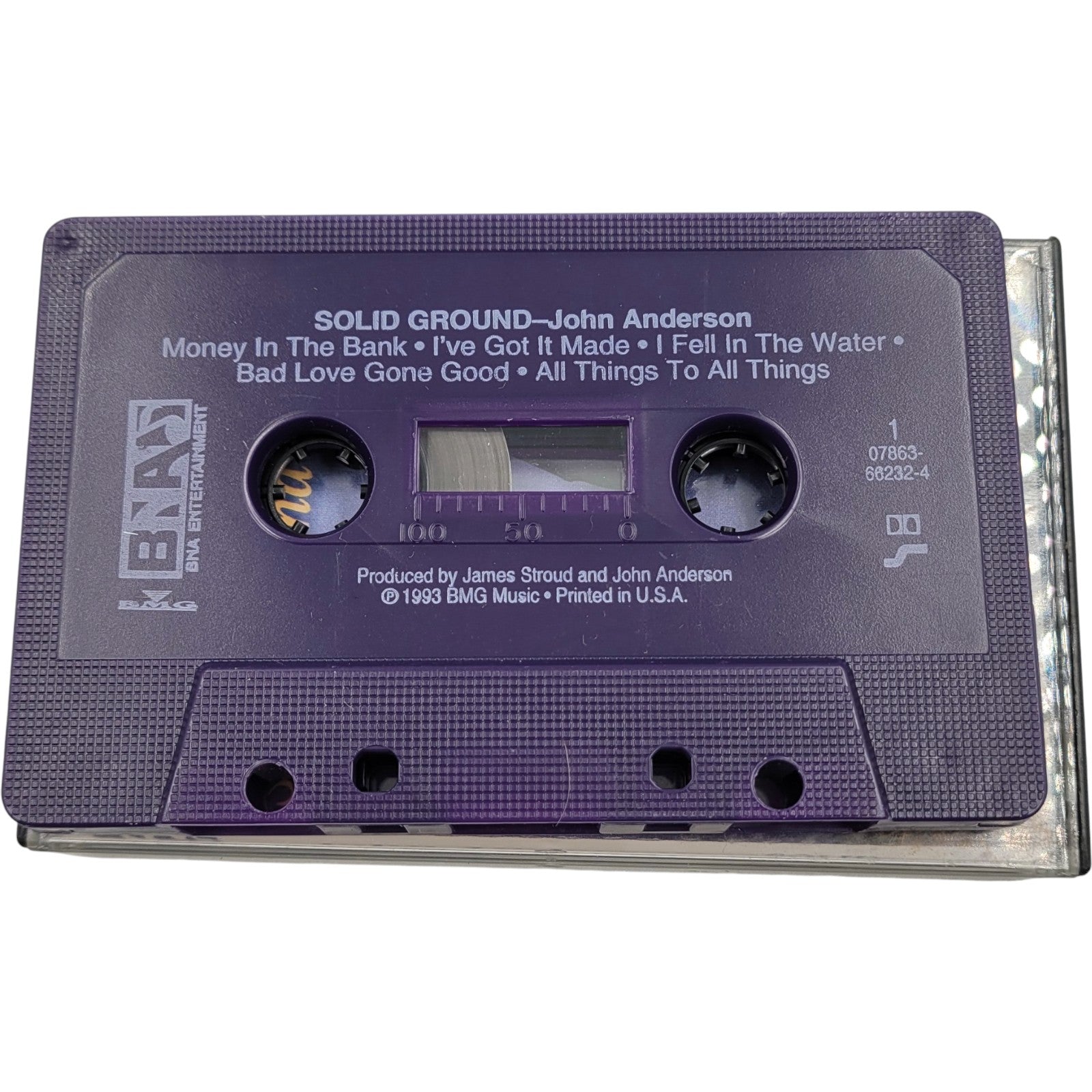 John Anderson – Solid Ground (1993 Cassette, Tested, With Case)