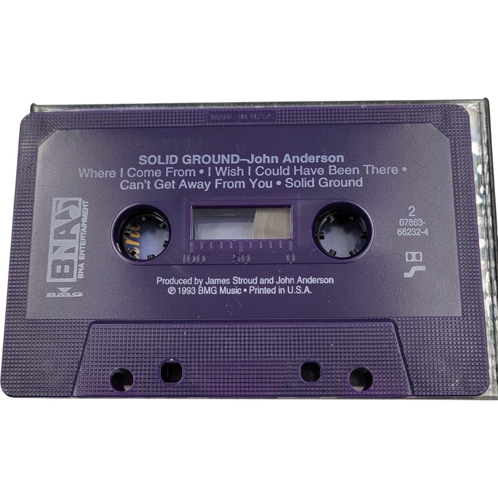 John Anderson – Solid Ground (1993 Cassette, Tested, With Case)