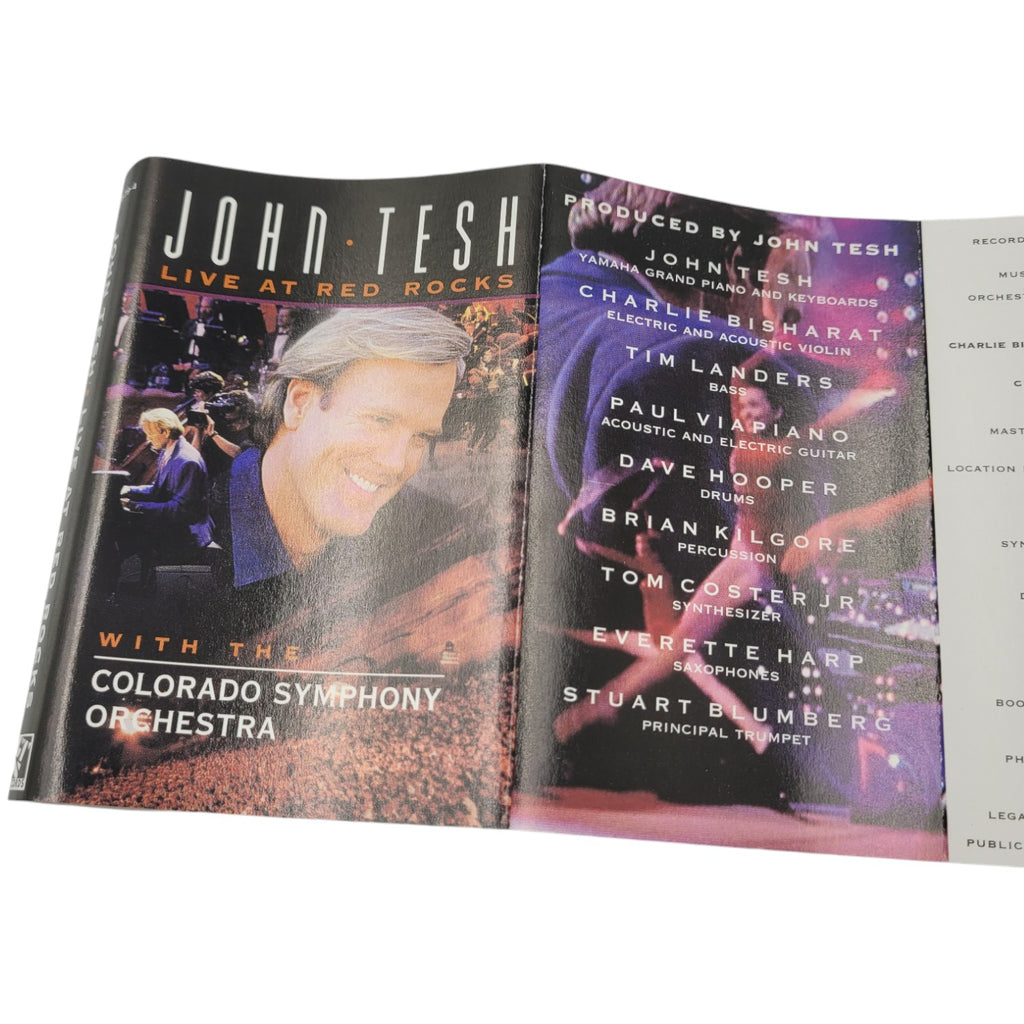 John Tesh – Live at Red Rocks (1995 Cassette Tape) | Colorado Symphony Orchestra