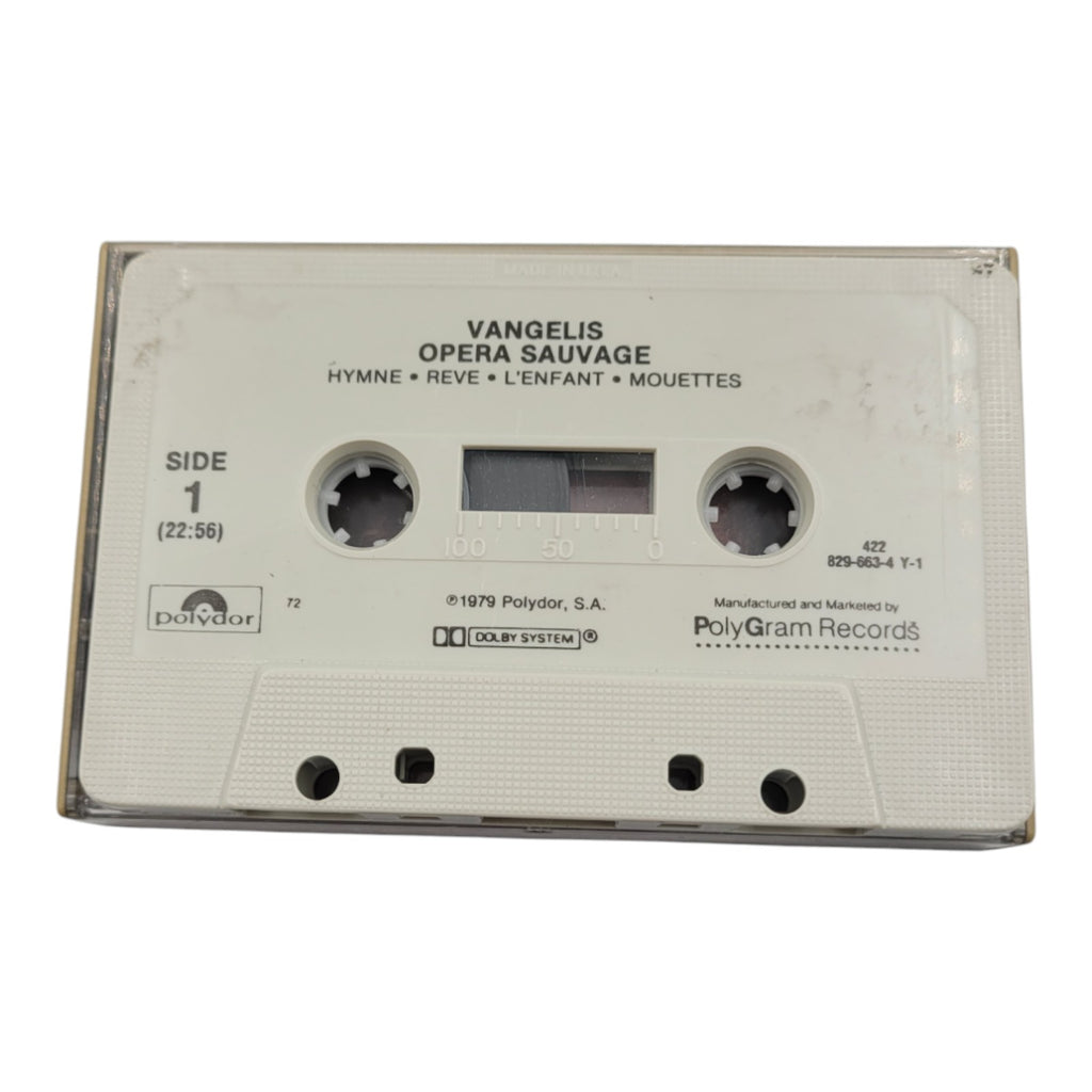 Vangelis – Opera Sauvage (1979 Cassette Tape, Tested & Working)