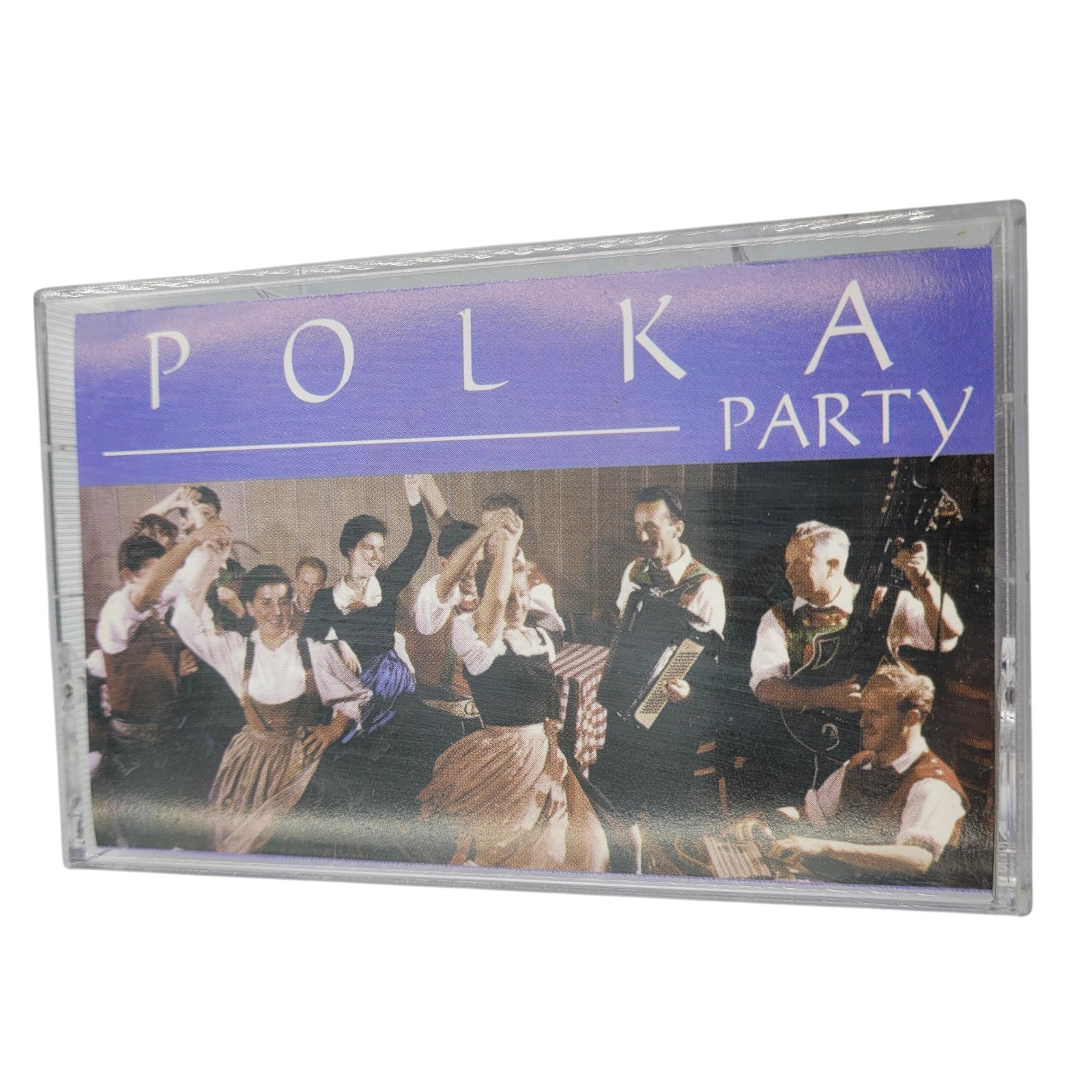 Polka Party Cassette Tape – 1998 Sony Music – Frankie Yankovic, Jimmy Dorsey – Tested