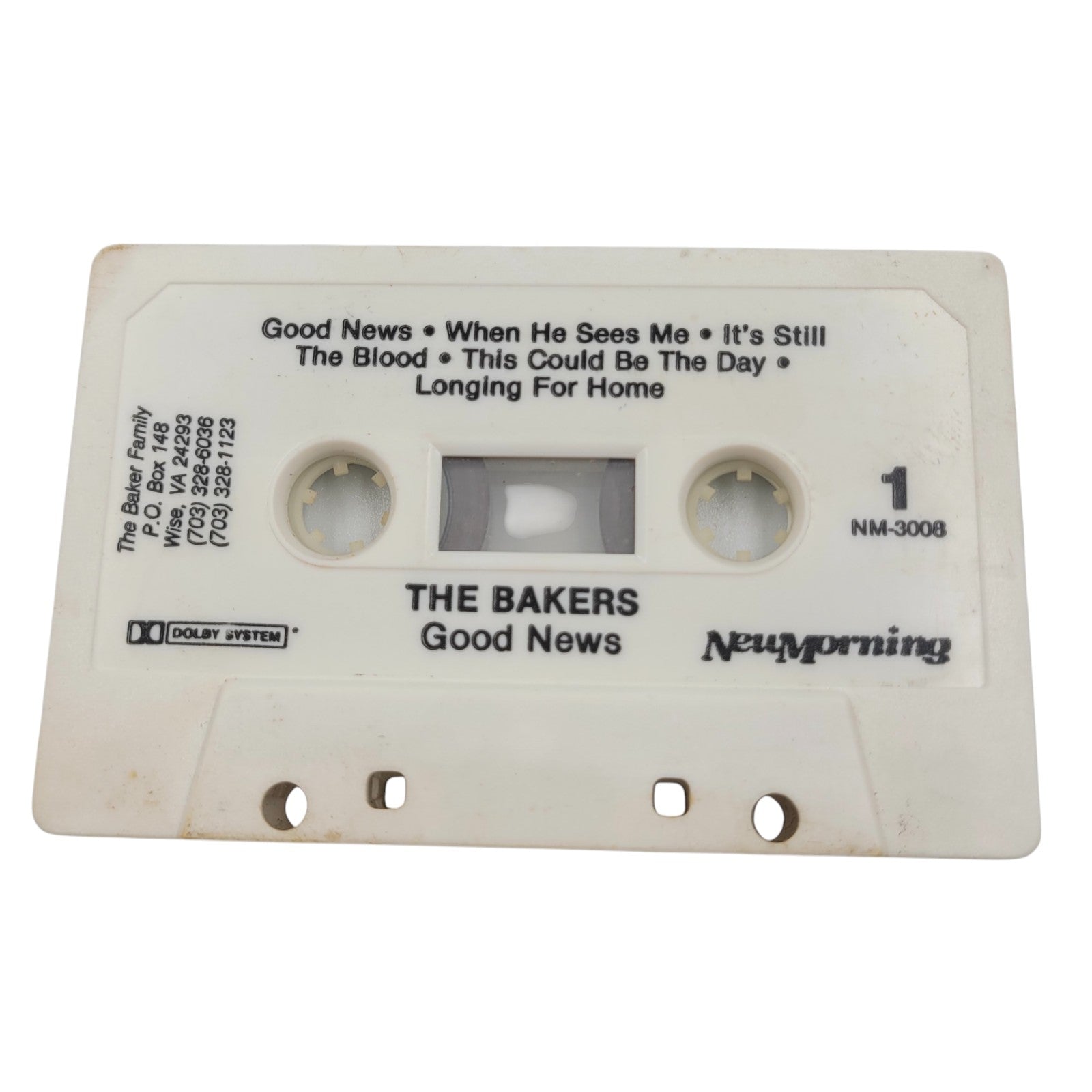 Vintage Gospel Cassette
The Bakers – Good News | Southern Gospel