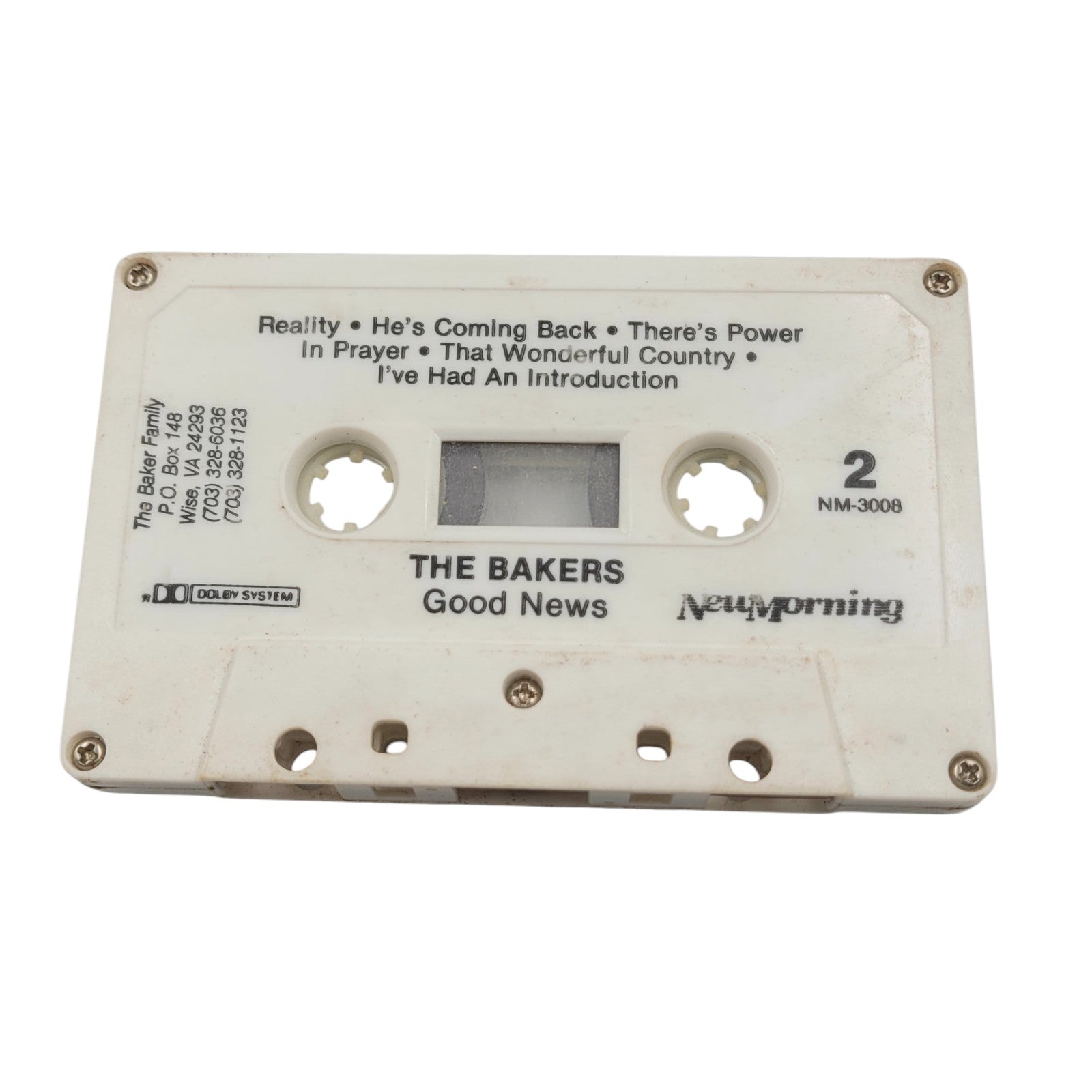 Vintage Gospel Cassette
The Bakers – Good News | Southern Gospel
