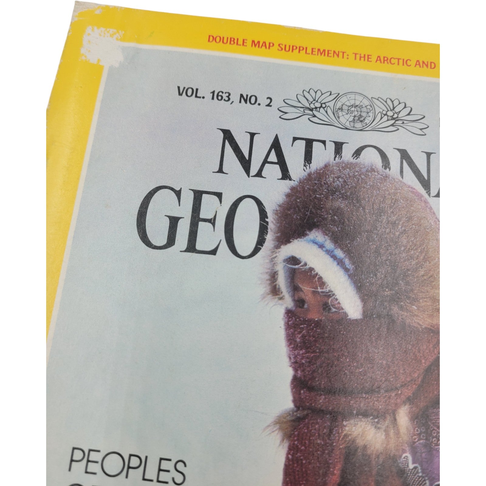 National Geographic Feb 1983 Arctic Cultures Hungary Beirut PBS Vintage Mag