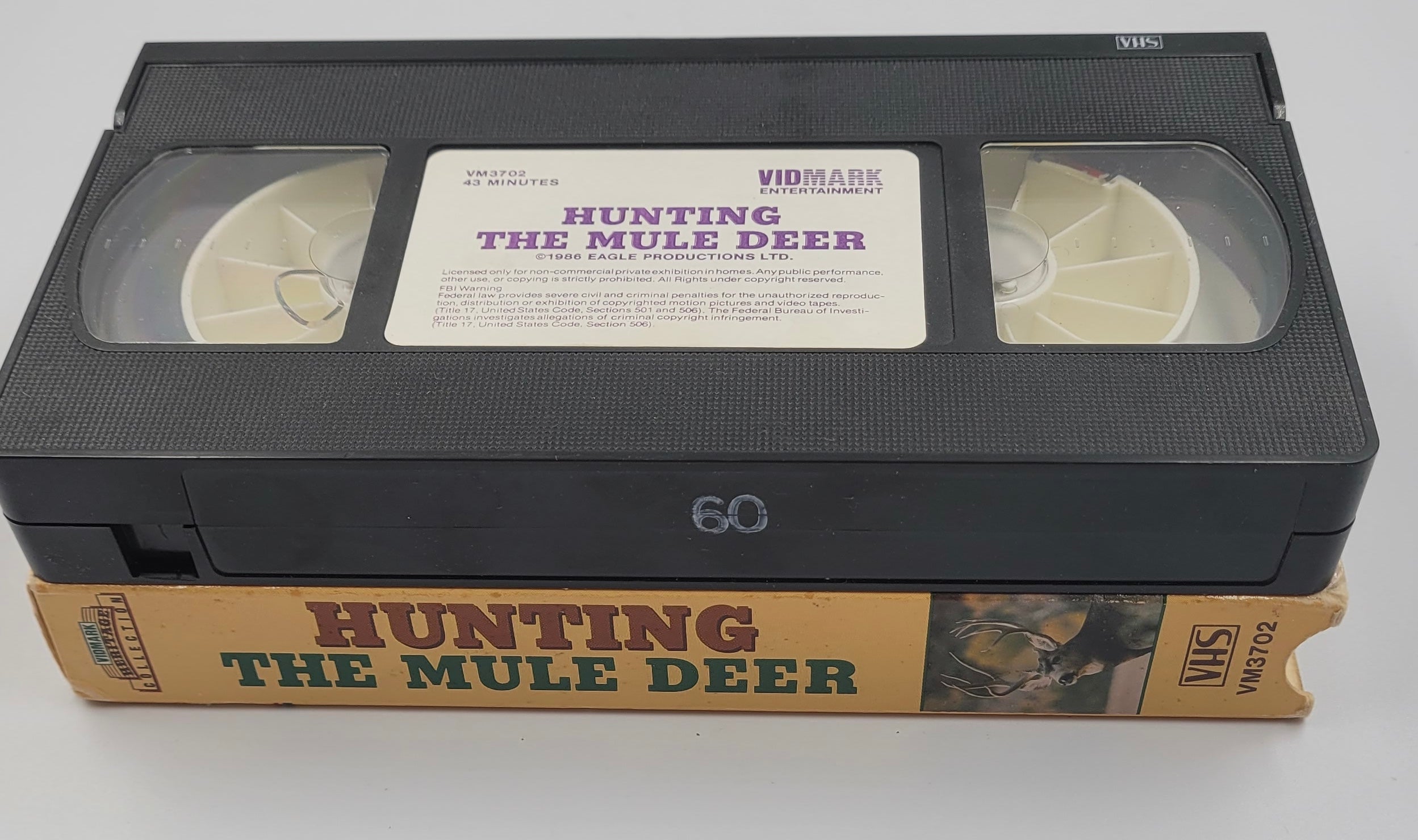 Hunting the Mule Deer – 1987 Vidmark Heritage Collection VHS